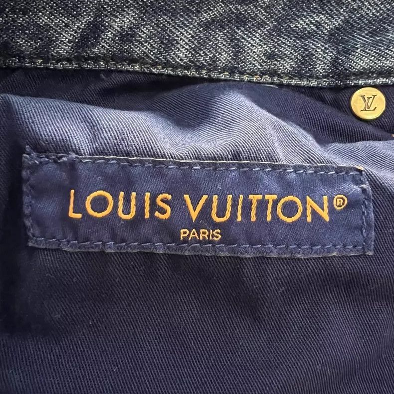 Louis Vuitton Louis Vuitton Vintage Blue Patchwork Denim Pants-2507 Size US 29 - 5 Thumbnail