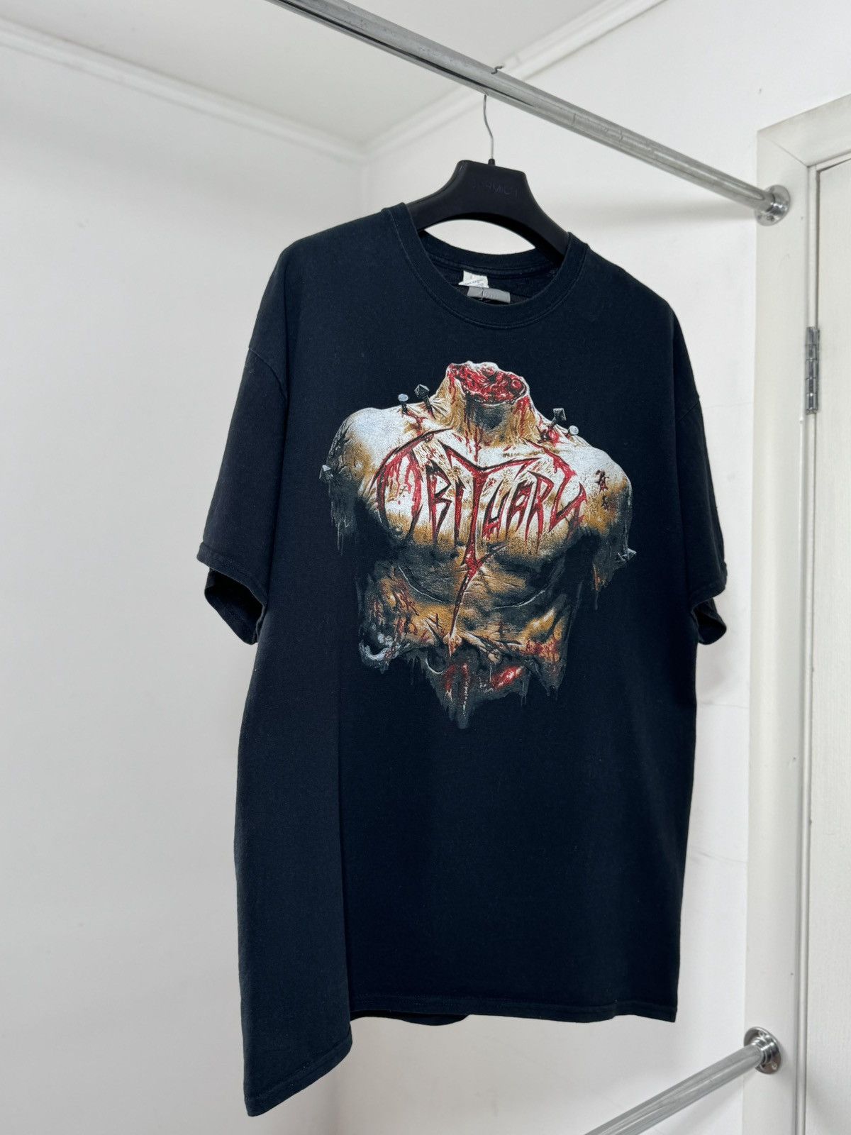 Band Tees Vintage Y2K Obituary Inked In Blood Band Tee T Shirt Size US XL / EU 56 / 4 - 2 Thumbnail