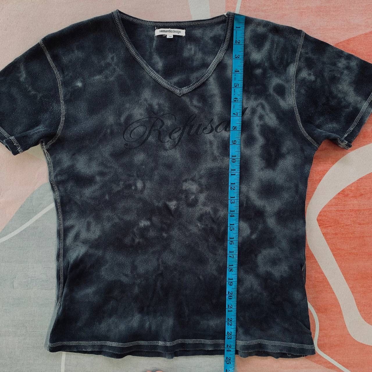 Seditionaries Rare Semanticdesign ‘Refusal’ Stone Wash V Neck Tees Size US S / EU 44-46 / 1 - 11 Thumbnail