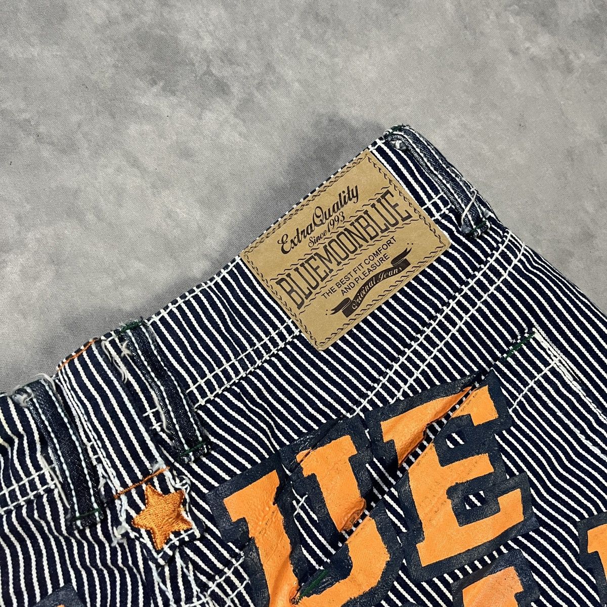 Hysteric Glamour 2000s Blue Moon Blue Hysteric Glamour Angel Blue Vibe Denim Size US 27 - 7 Thumbnail