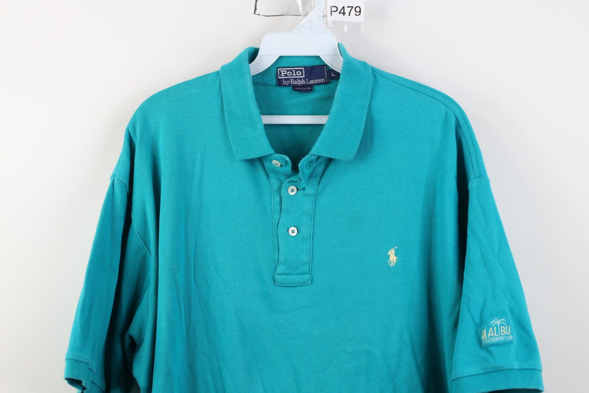 Polo Ralph Lauren Vintage 90s Ralph Lauren Country Club Soft Cotton Polo Size US L / EU 52-54 / 3 - 2 Thumbnail