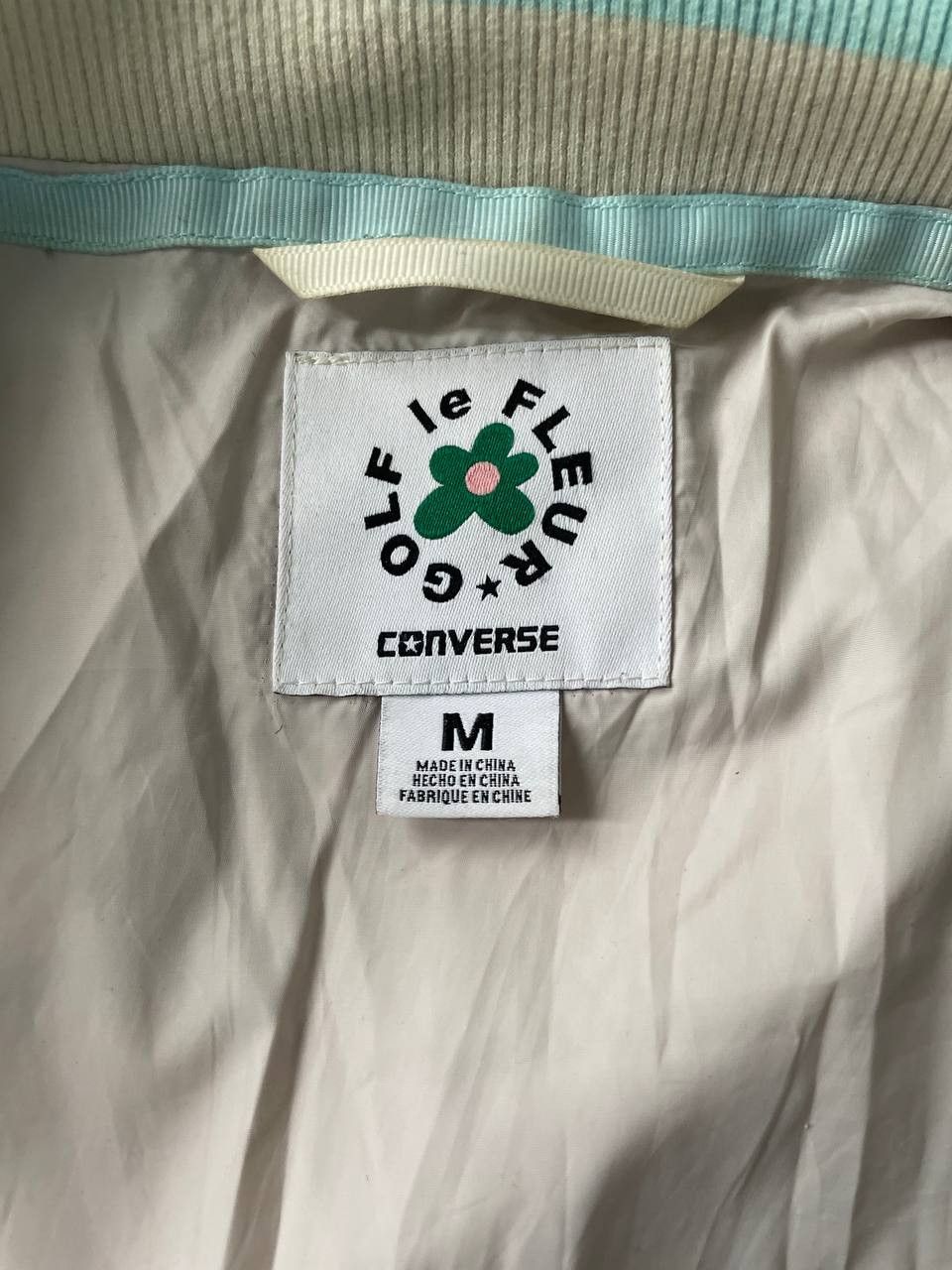 Converse × Golf le Fleur Golf/Converse Collab Varsity Jacket Sherpa Varsity Jacket Size US M / EU 48-50 / 2 - 8 Thumbnail