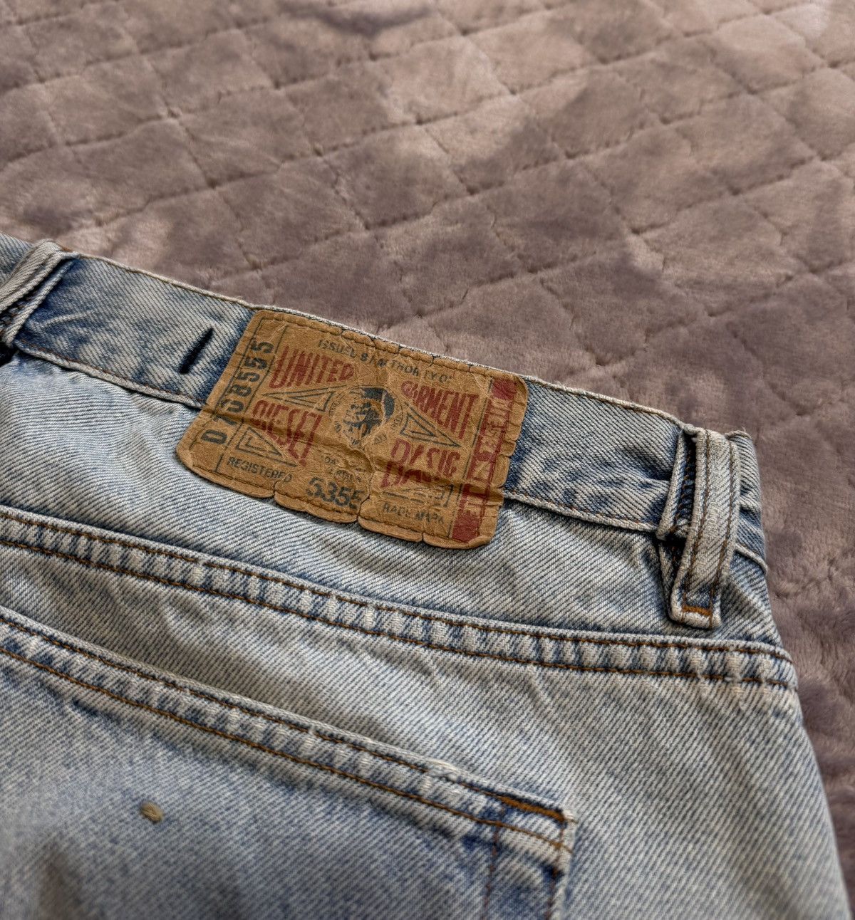 Diesel × Vintage Vintage Diesel Baggy Denim Shorts Size US 36 / EU 52 - 10 Thumbnail