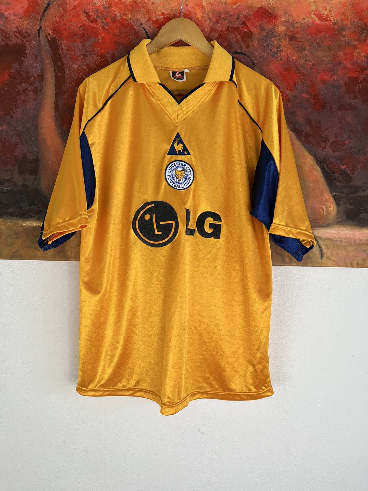 Le Coq Sportif Leicester City 2001/2003 Away Soccer Jersey Le Coq Sportif Size US L / EU 52-54 / 3 - 1 Thumbnail