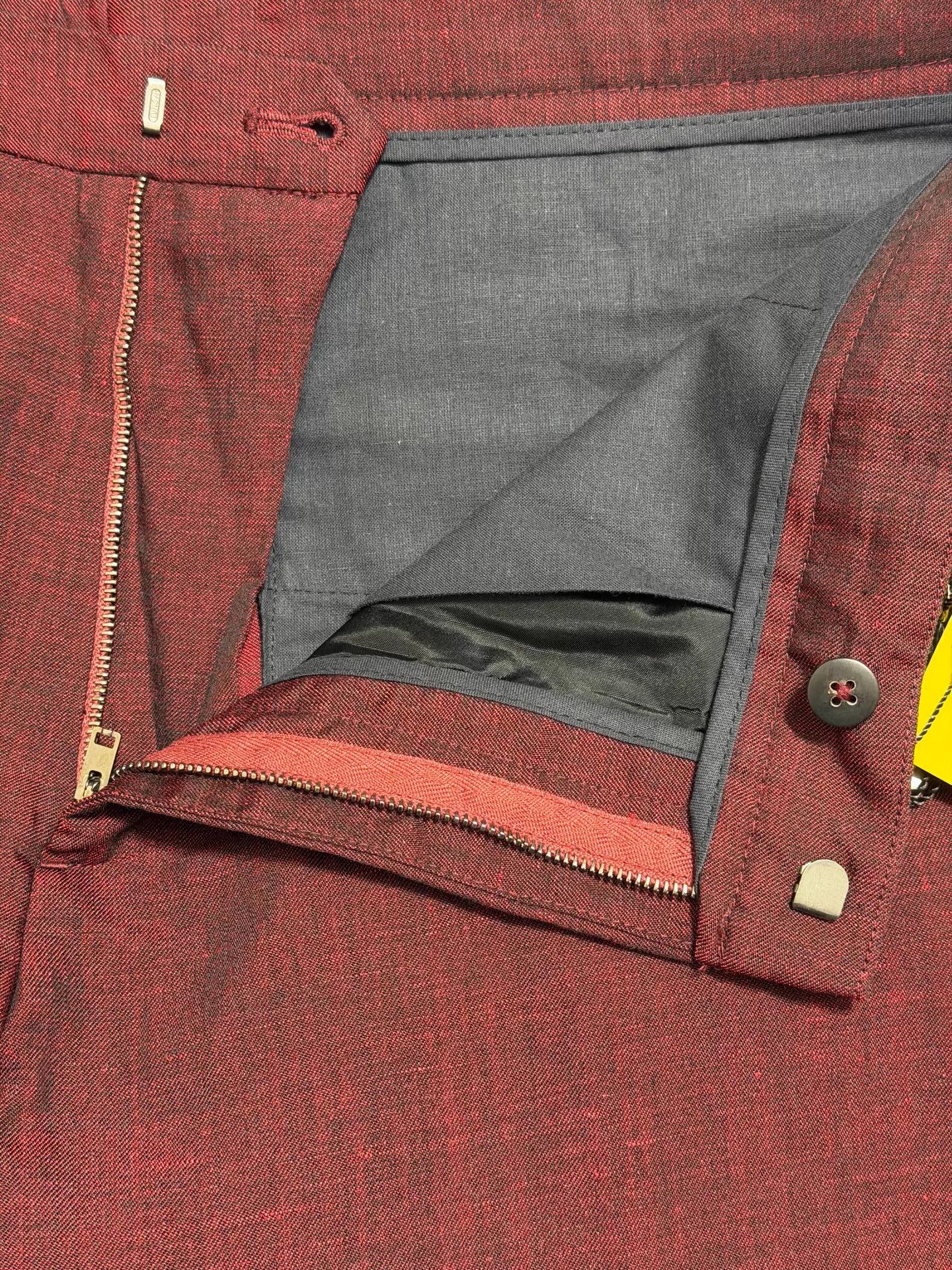 Jil Sander Jil Sander Slim Cropped LinenMohairWool Pants 46/50/52 Size US 34 / EU 50 - 4 Thumbnail