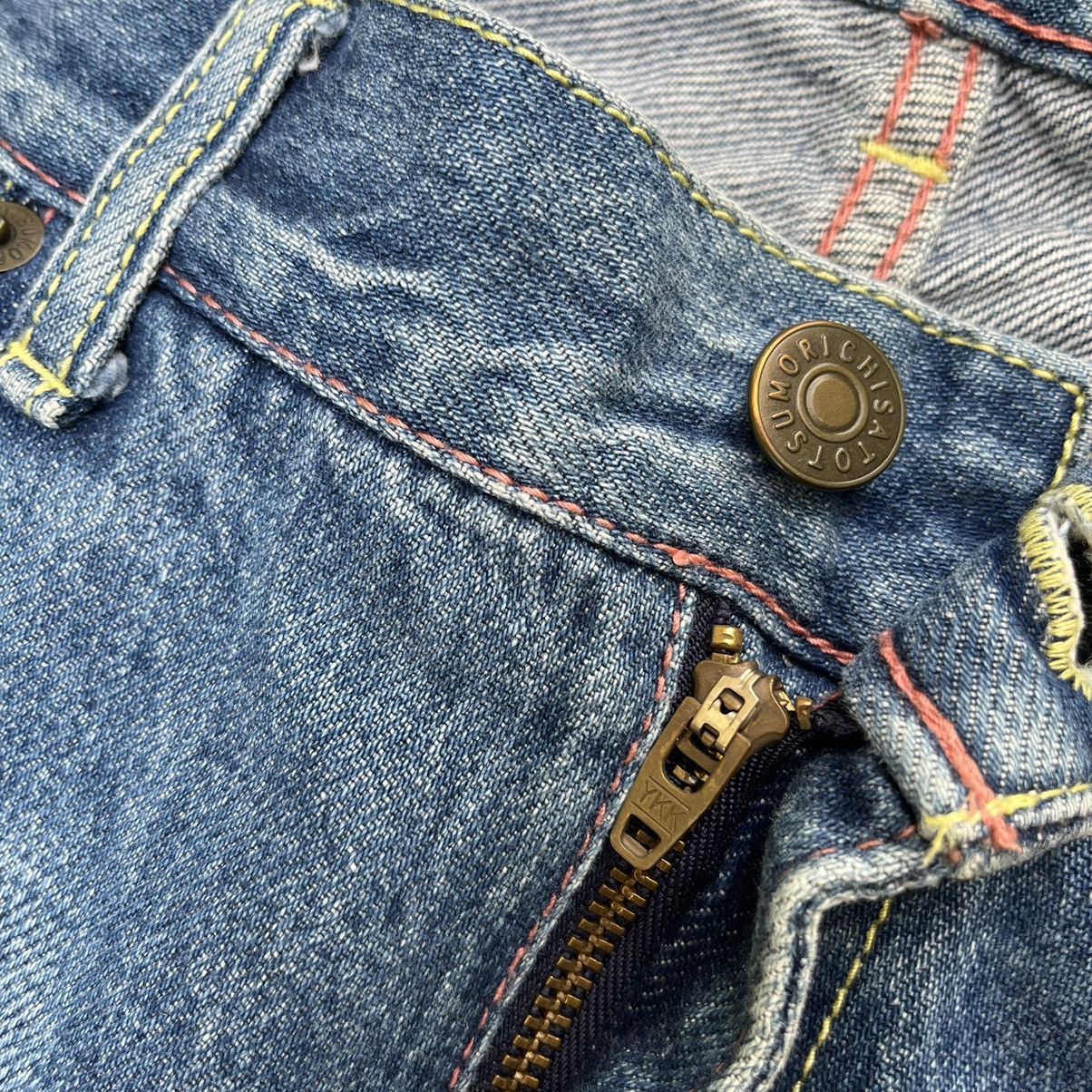 Issey Miyake TSUMORI CHISATO DISTRESSED DENIM LOW RISE JEANS Size US 30 / EU 46 - 9 Thumbnail