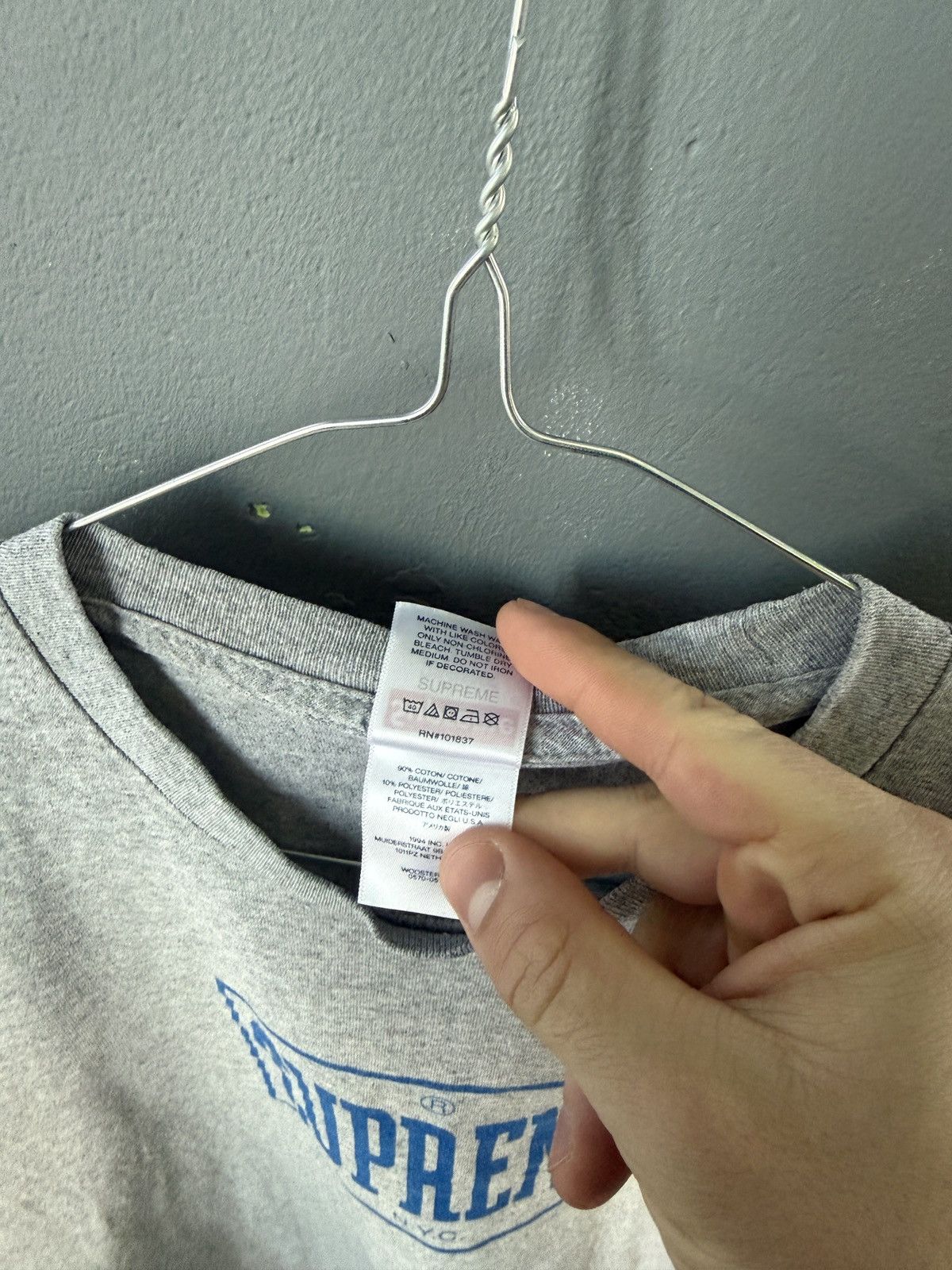 Supreme Supreme tee Size US S / EU 44-46 / 1 - 6 Thumbnail