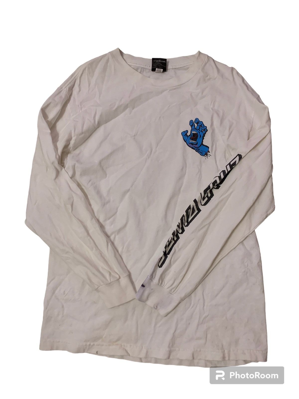 Powell Peralta × Santa Cruz Skateboards × Vintage Santa Cruz Screaming Hand Long Sleeve Tee Size US M / EU 48-50 / 2 - 2 Thumbnail