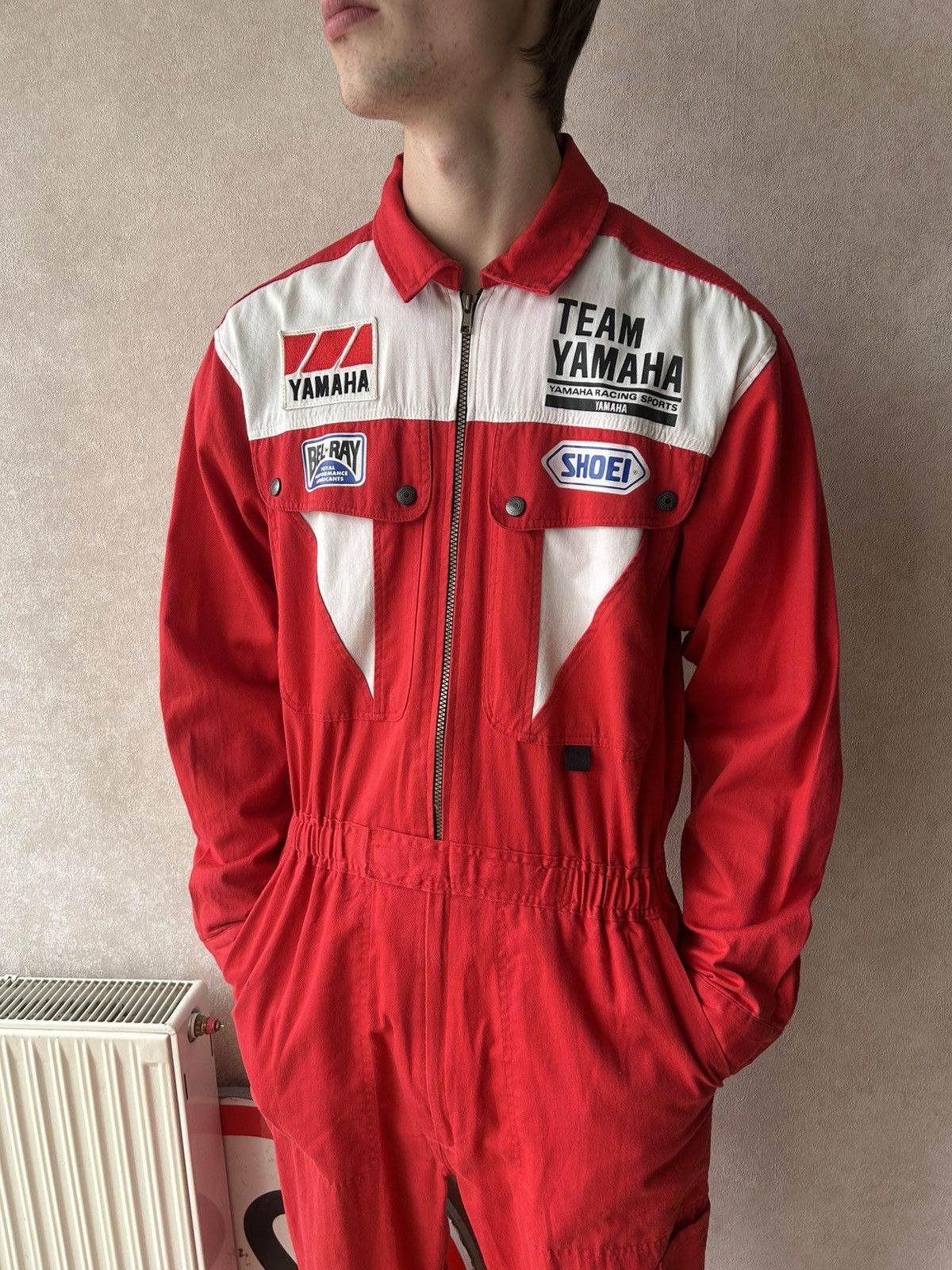 Yamaha Vintage Yamaha Racing Team Coverall Japan Made Size US 34 / EU 50 - 2 Thumbnail