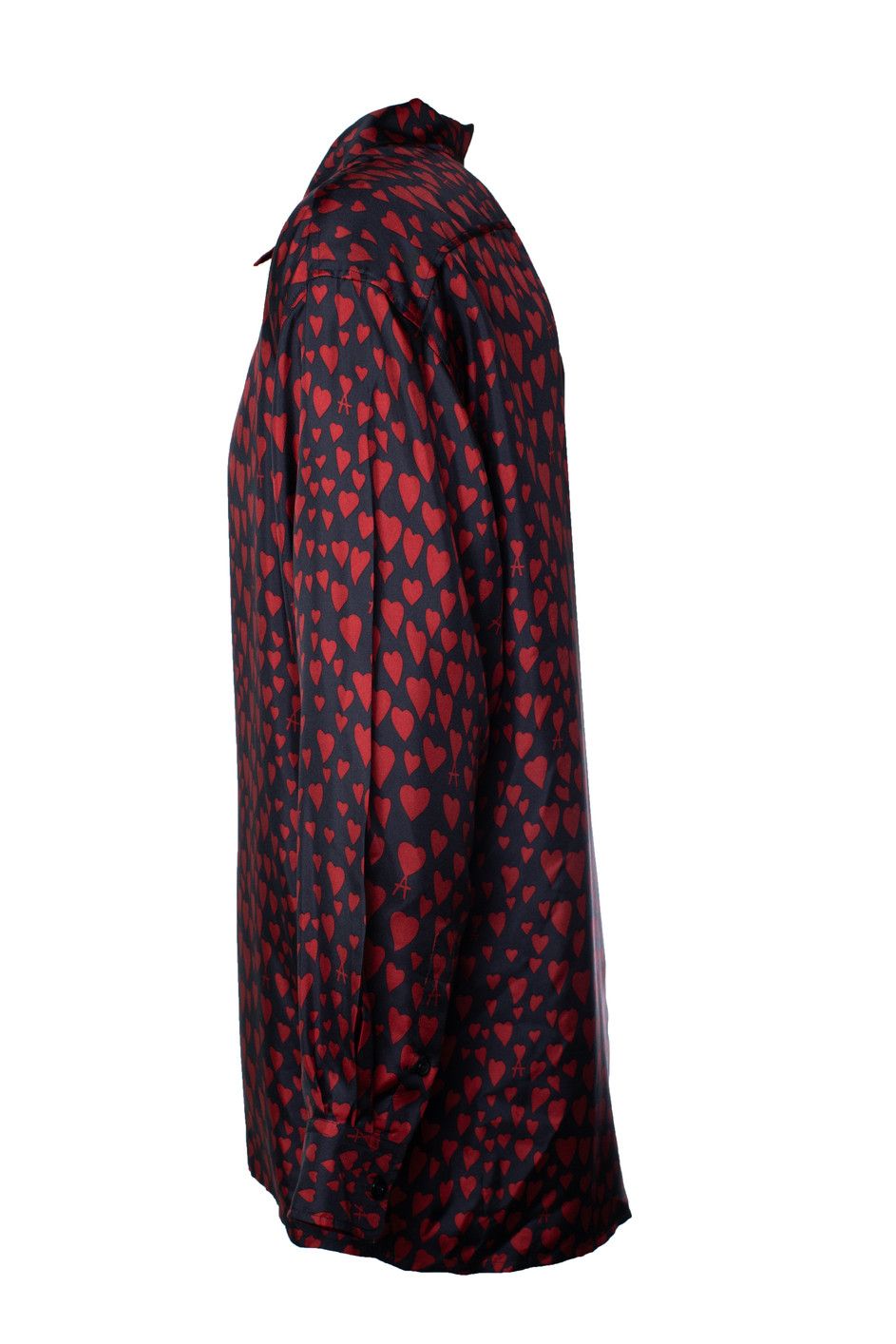 AMI Ami, Red heart print shirt Size US L / EU 52-54 / 3 - 2 Thumbnail