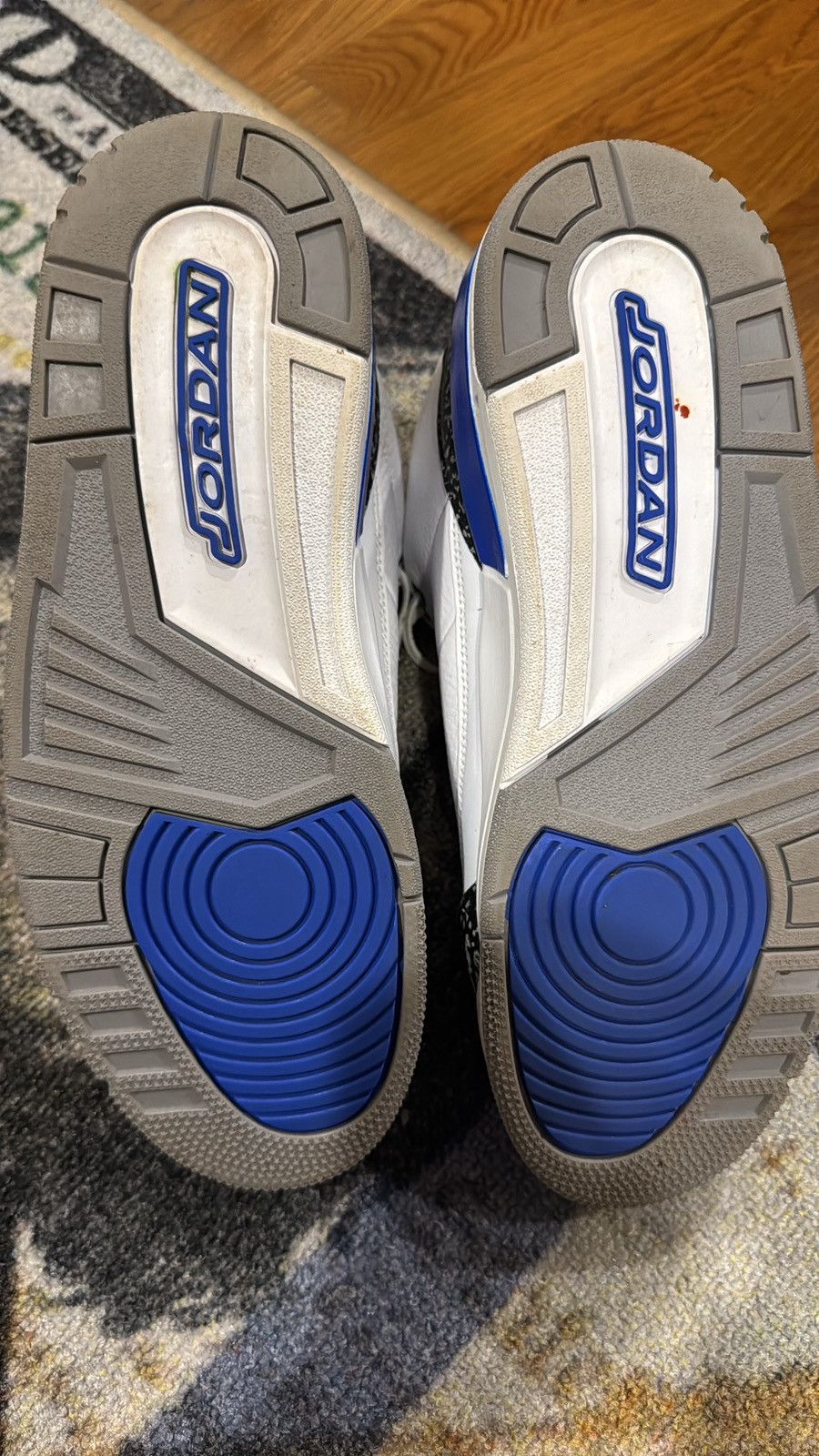 Jordan Brand Jordan 3 ‘racer blue’ Size US 10 / EU 43 - 5 Thumbnail