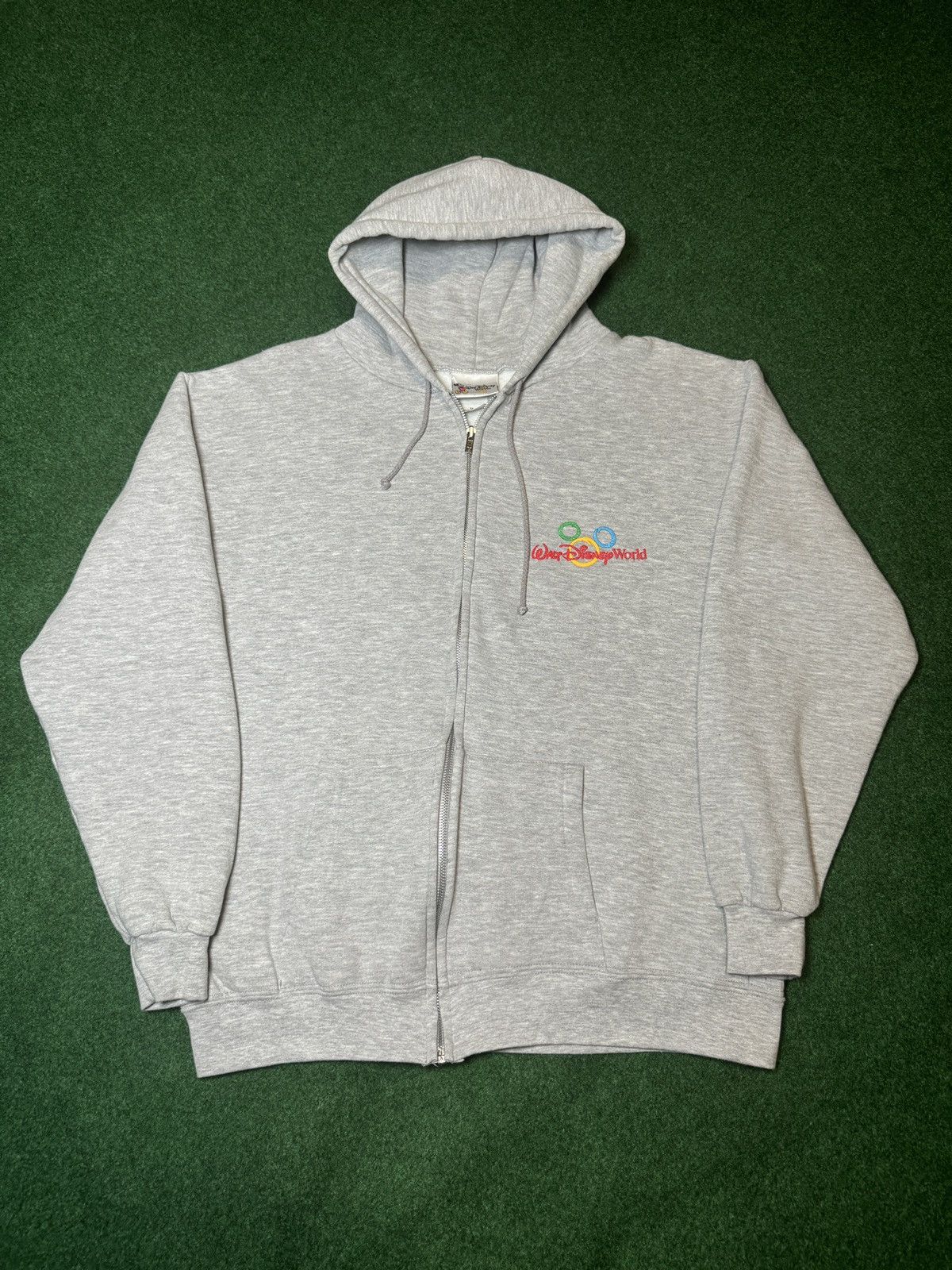 Disney × Vintage Vtg 90s Disney World Character Full Zip Super Soft Hoodie Size US M / EU 48-50 / 2 - 3 Thumbnail