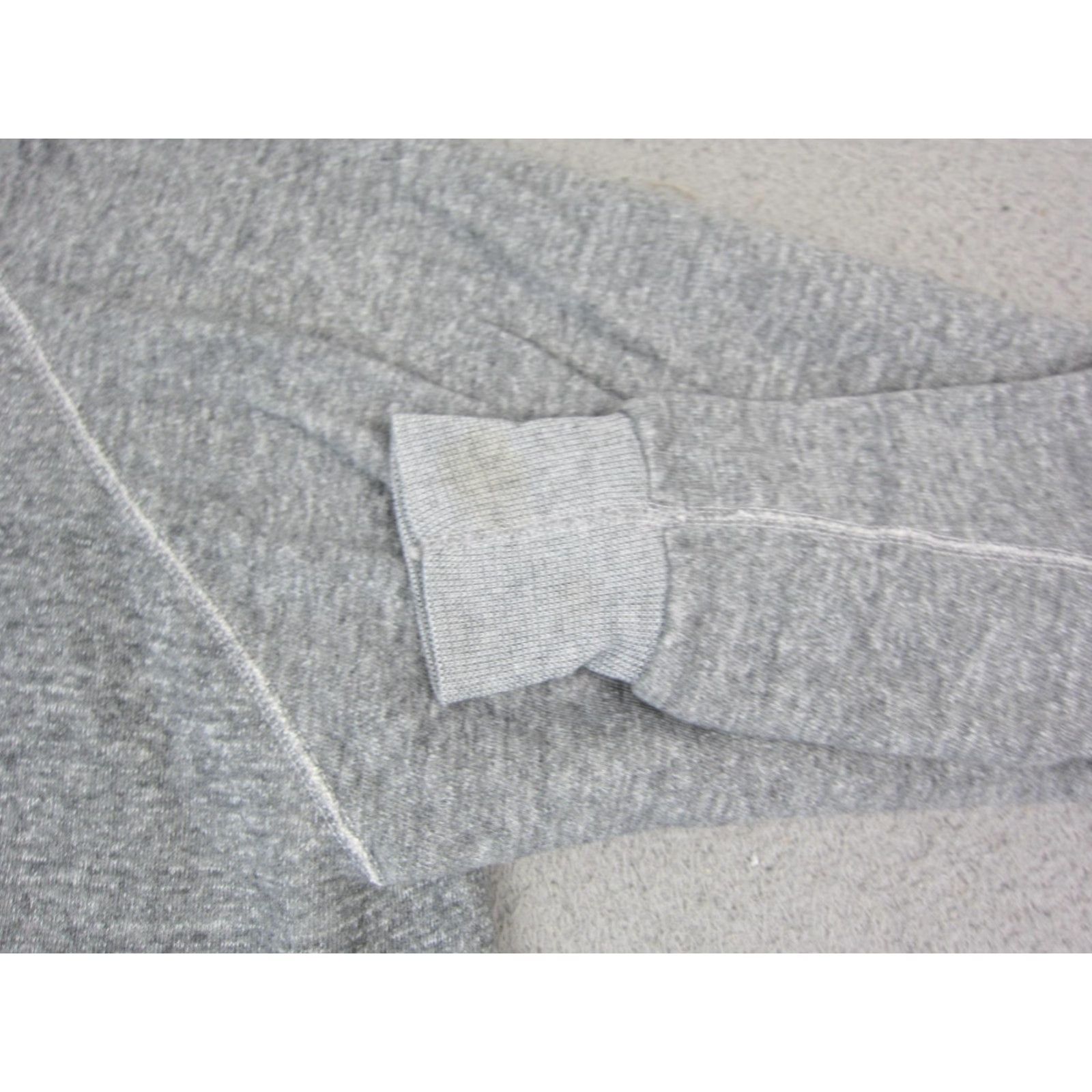 Vintage VINTAGE Sweatshirt Mens LT Gray Thermal Fleece Made in USA 60s Crew Neck Long Sleeve Pullover 90s Outdoor Sports USA Men Shirt Size US L / EU 52-54 / 3 - 3 Thumbnail