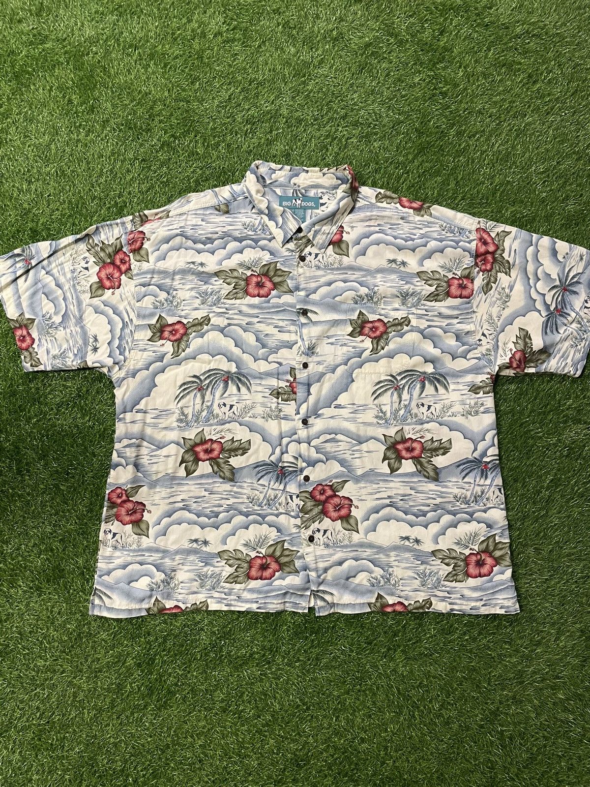 Big Dogs × Vintage Big Dogs Hawaiian Polo Shirt Size 4XL Size US XXL / EU 58 / 5 - 1 Thumbnail