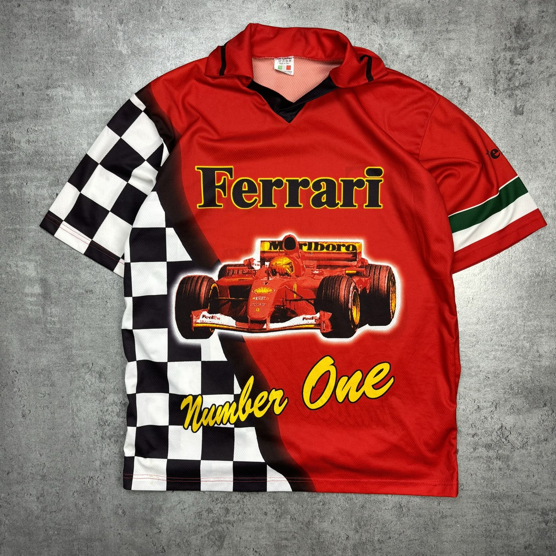 Ferrari × Formula 1 × Vintage Vintage Ferrari Formula 1 Jersey Tee Size US XL / EU 56 / 4 - 1 Thumbnail