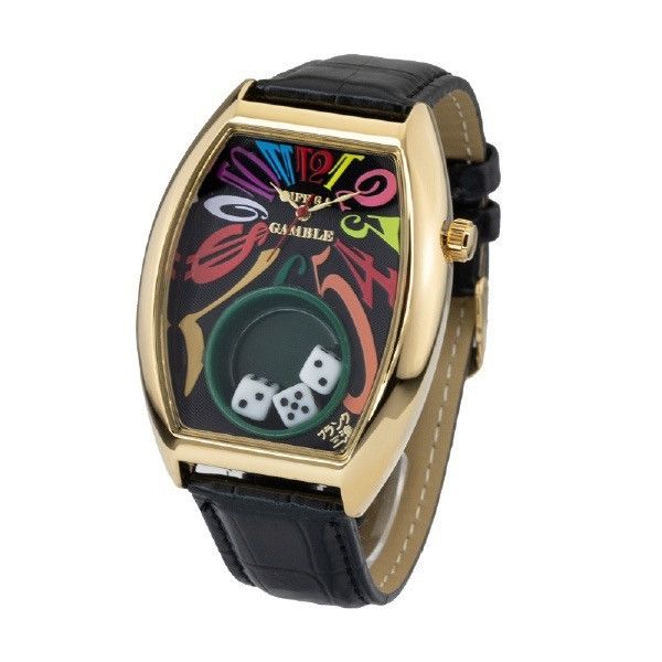 Japanese Brand Frank Miura Life’s a Gamble Watch King Macau Dice Rainbow Size ONE SIZE - 2 Thumbnail