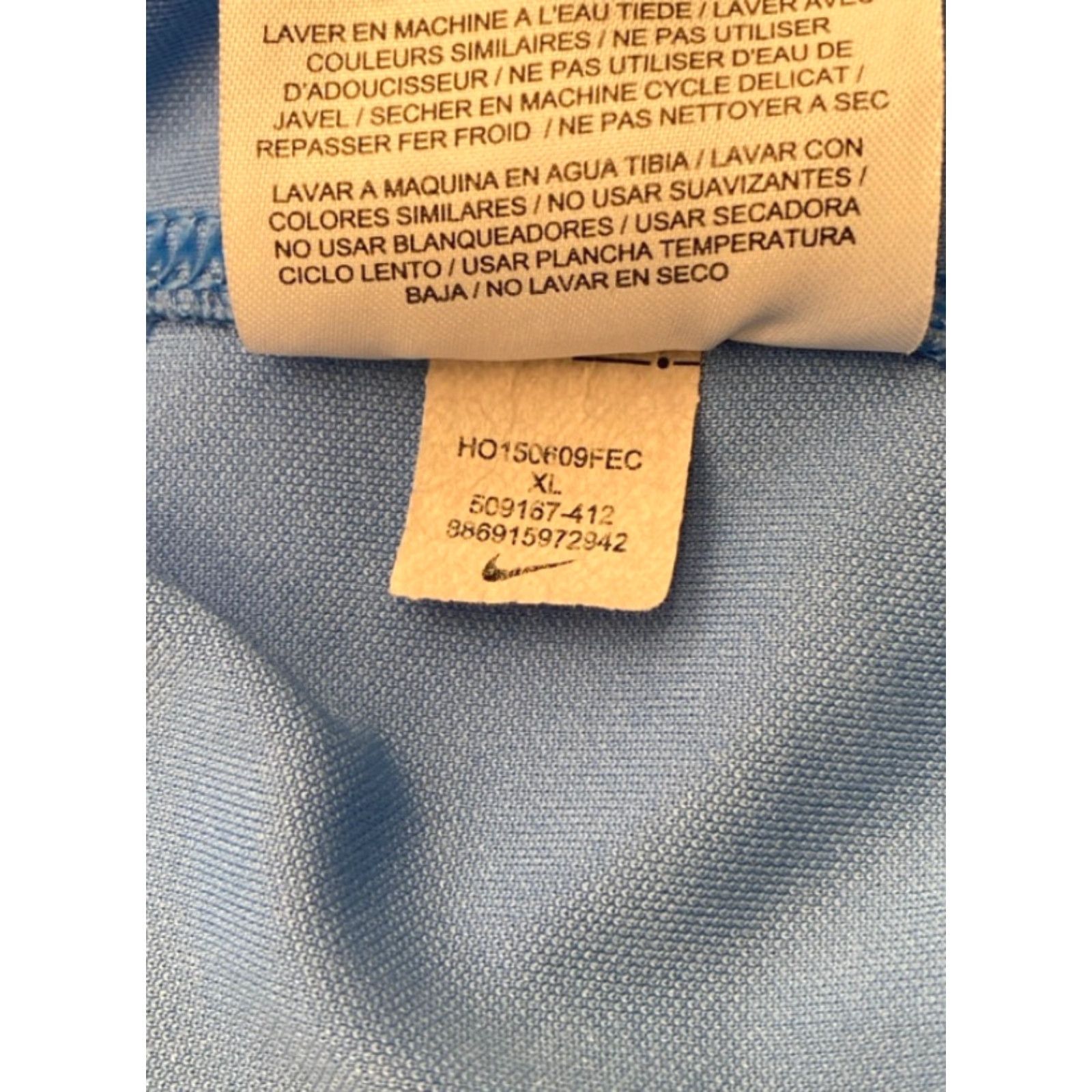 Nike Nike Golf Polo Shirt Mens XL Tour Dri-Fit Blue - 509167-412 - Short Sleeve, Button Placket, Logo, Knit 100% Polyester, Regular Fit, Collared, Golf Size US XL / EU 56 / 4 - 7 Thumbnail