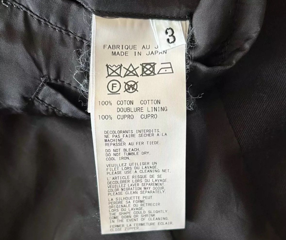 Yohji Yamamoto Yohji Yamamoto 20ss gun neck back zipper coat 2412-Nextarrow Size US L / EU 52-54 / 3 - 7 Thumbnail