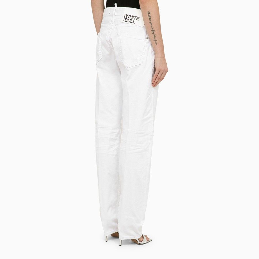 Dsquared2 o1d2blof0824 Jeans in White Size 27" / US 4 / IT 40 - 4 Thumbnail