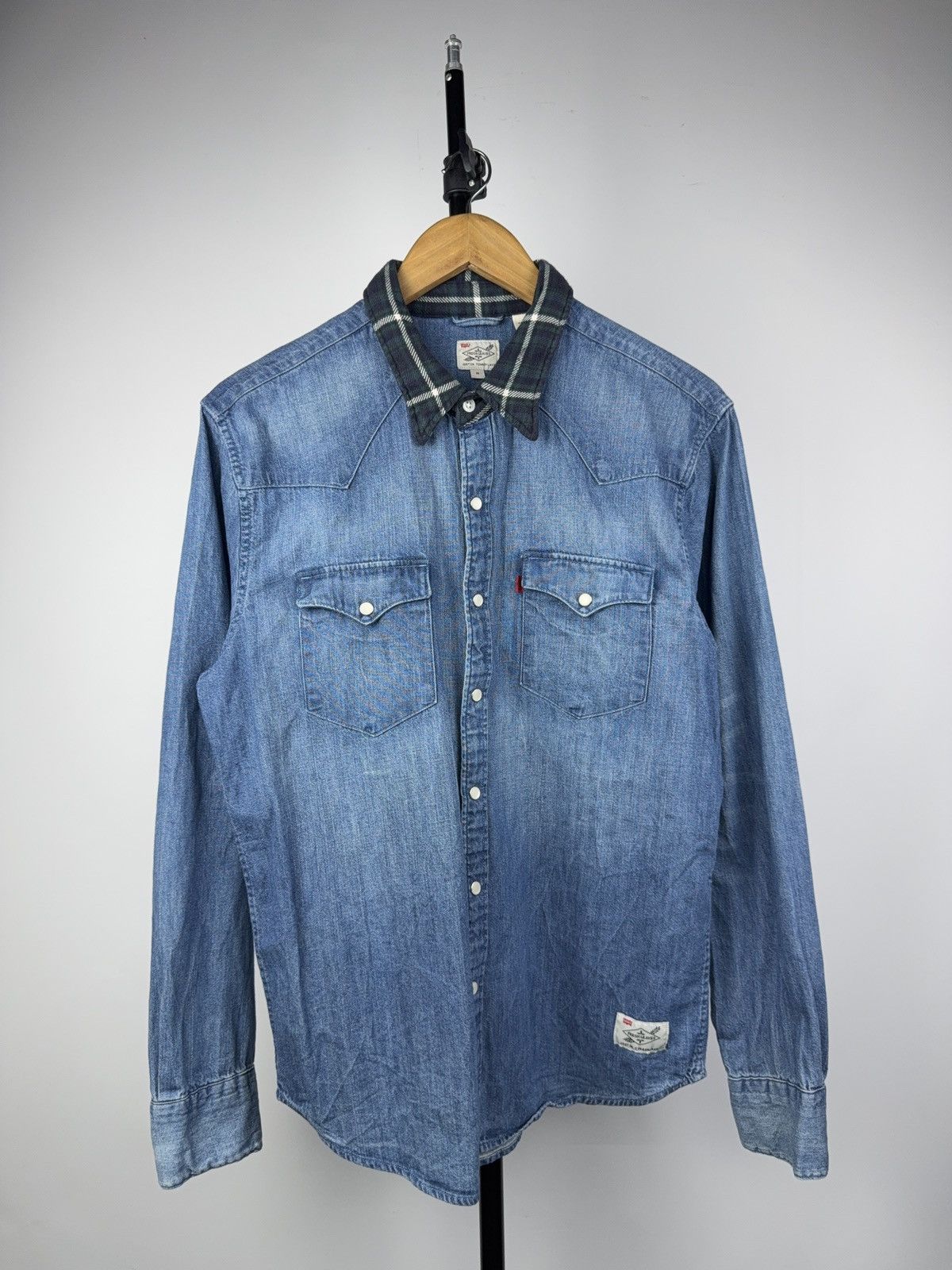 Levi's 00s Retro Levi’s x Justin Timberlake Denim Western Shirt M Size US M / EU 48-50 / 2 - 1 Thumbnail