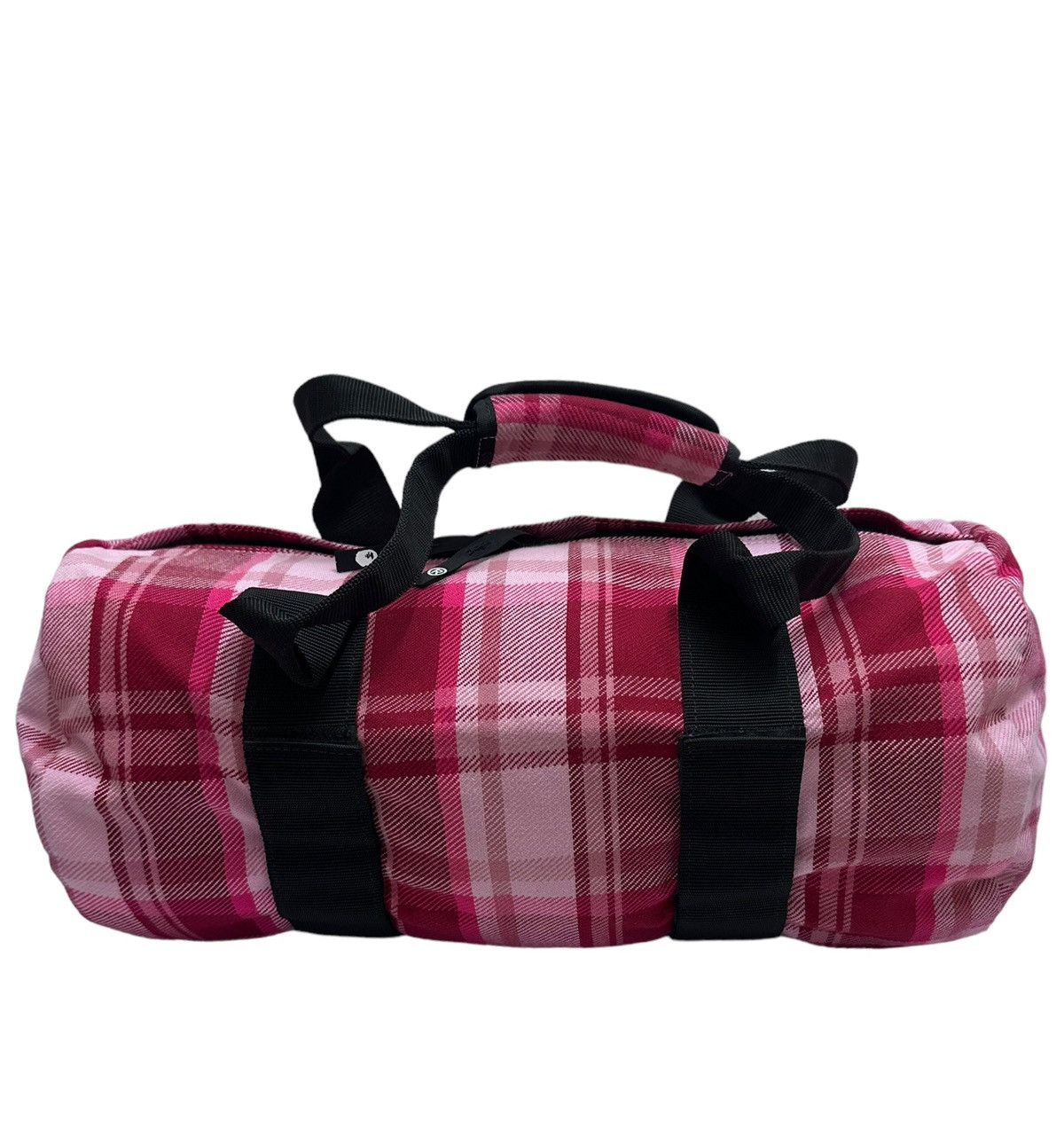 Bape 🇯🇵 A Bathing Ape Checked Boston Duffle Bag Size ONE SIZE - 3 Thumbnail