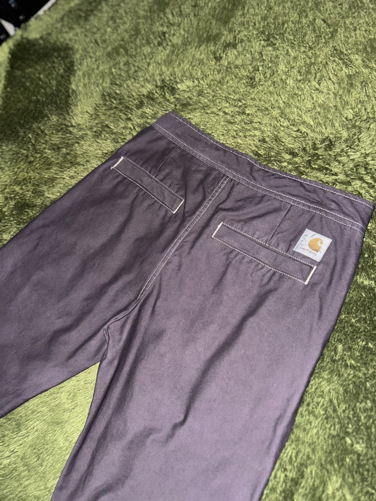 Carhartt Wip [S] Carhartt WIP Marshall Hand-Dyed Cotton Jogger Pants Size US 32 / EU 48 - 8 Thumbnail