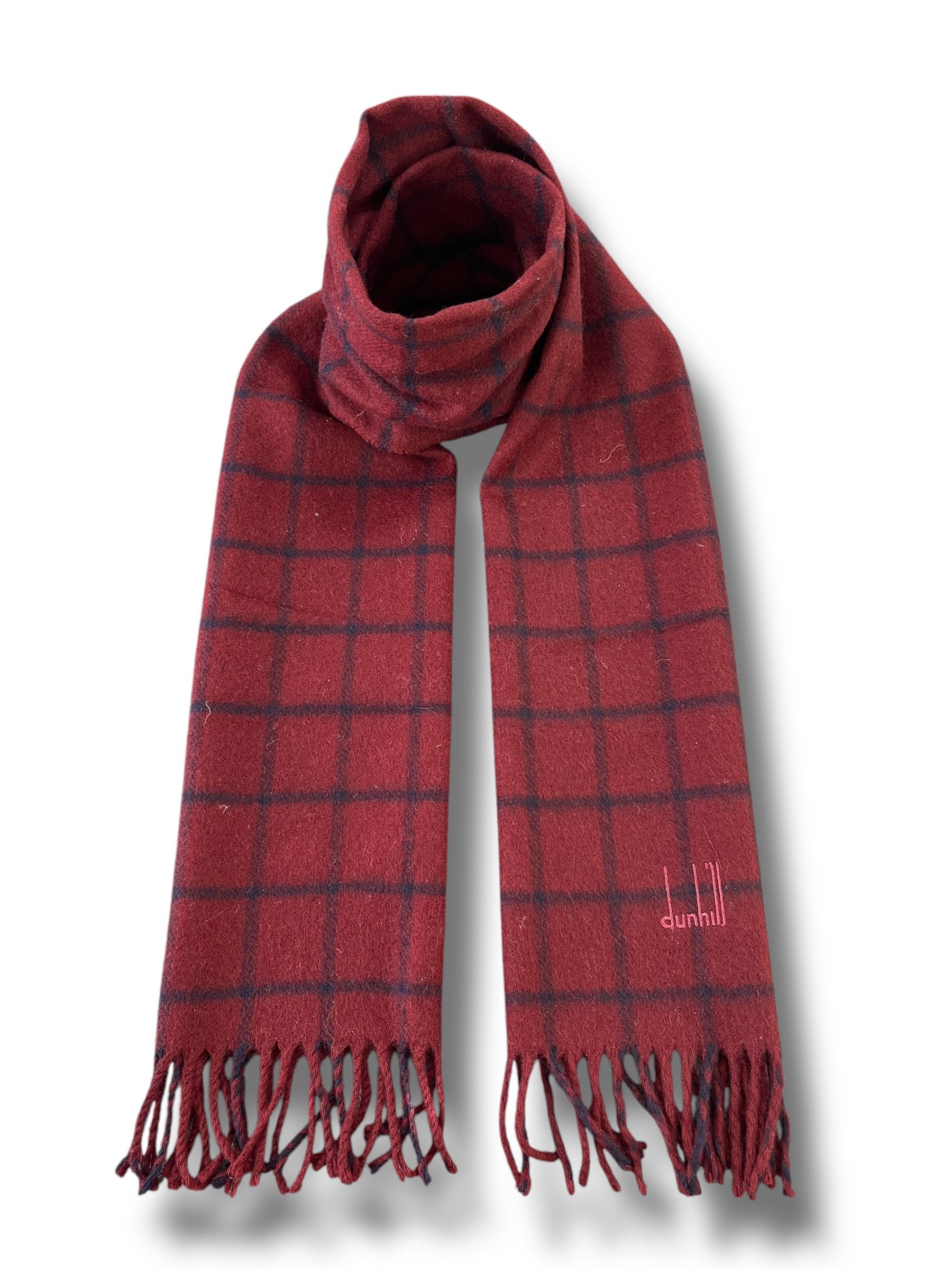Alfred Dunhill Alfred Dunhill Cashmere Scarf / Muffler / Neckwear T187 Size ONE SIZE - 1 Thumbnail