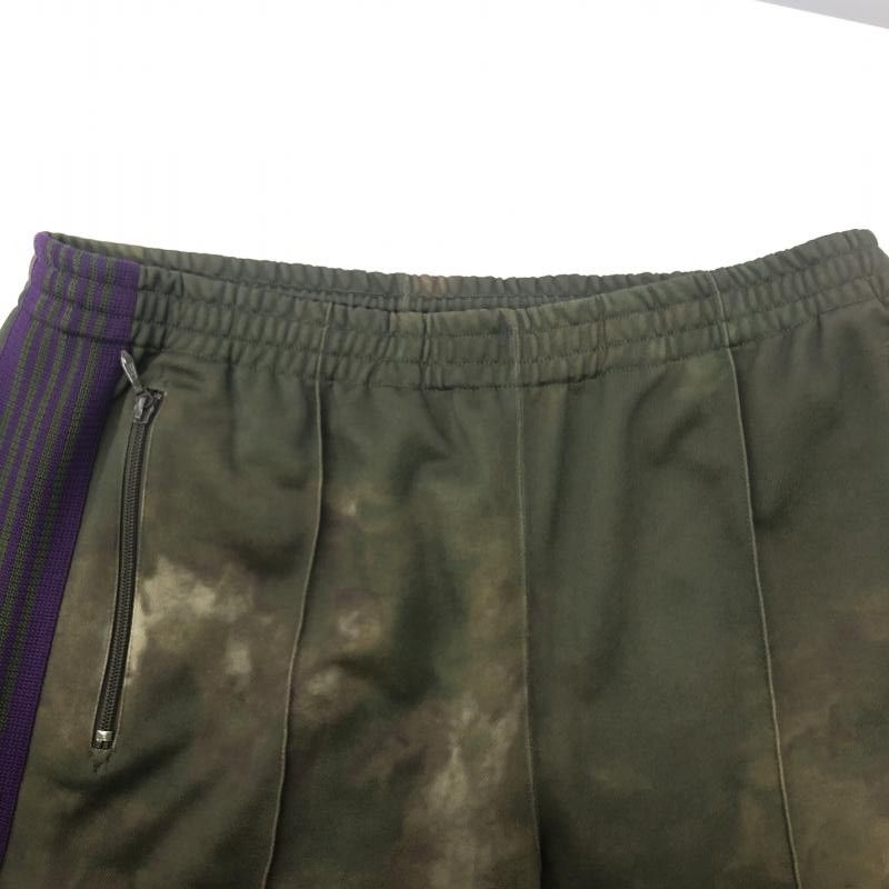 Needles Sweat Pants Dyed Zip Pocket Logo Polyester Khaki Size US 35 - 6 Thumbnail