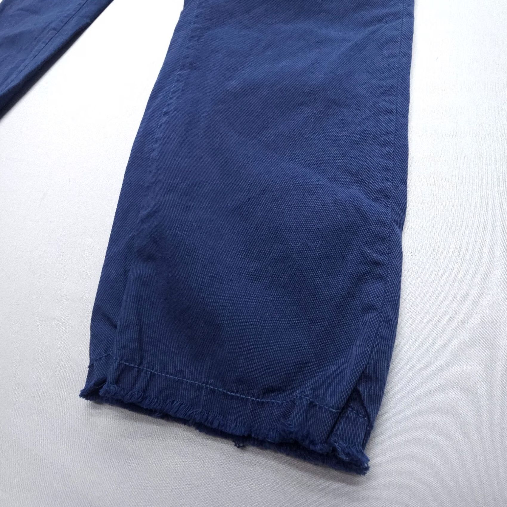 Nili Lotan Nili Lotan Montauk Pants 2 Marine Blue Chino Crop Cotton Blend Stretch Straight Fall (Mens) Size 26" / US 2 / IT 38 - 4 Thumbnail