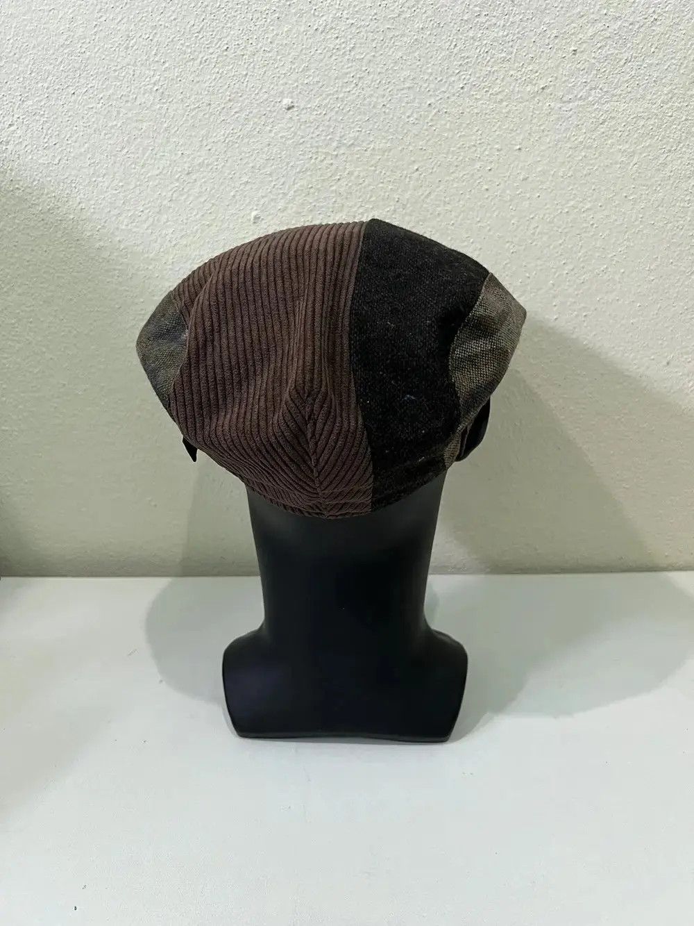 Japanese Brand Japanese Brand Patchwork Baretta Cap Hat Size ONE SIZE - 6 Thumbnail
