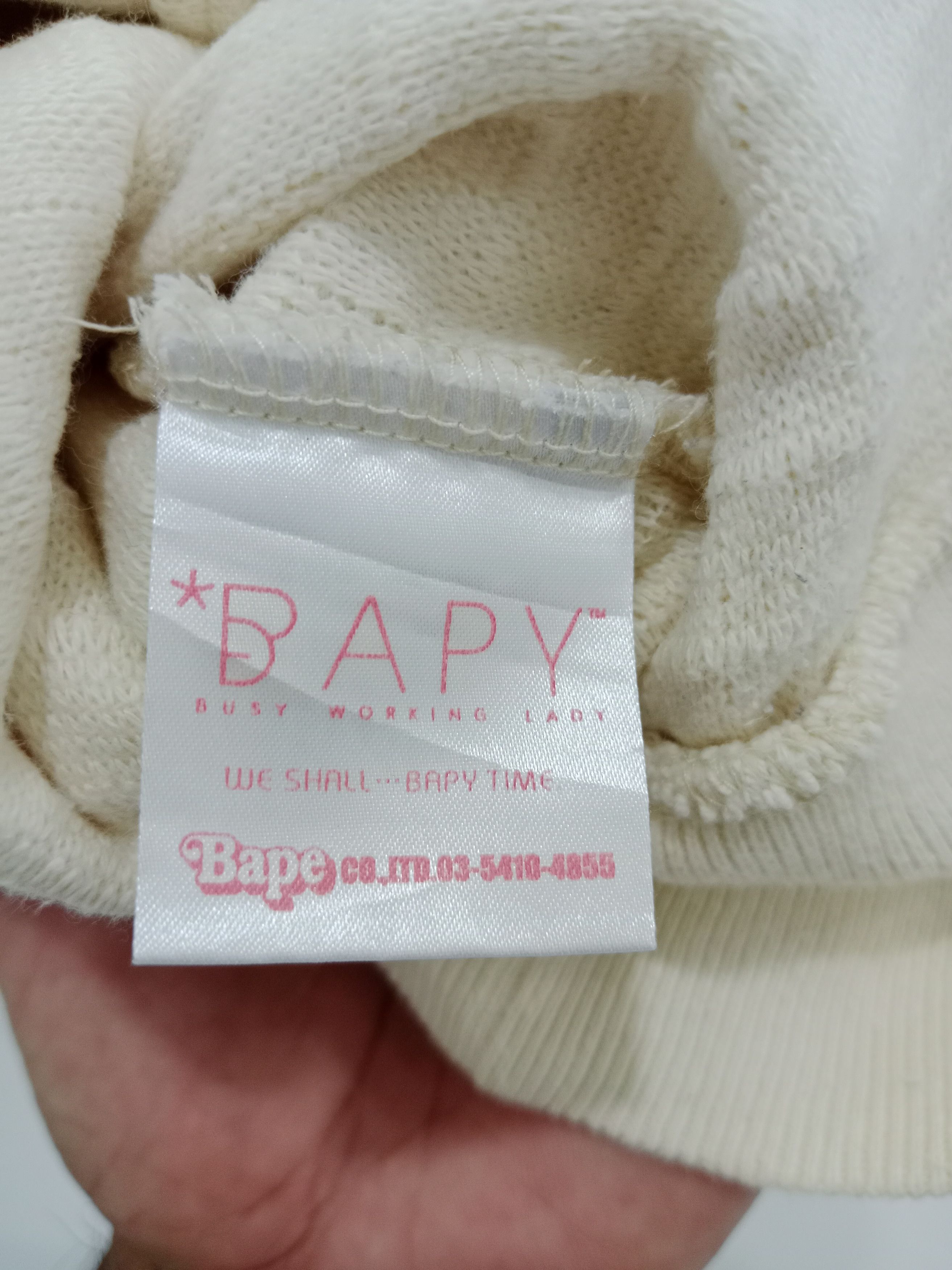 Bape Bape Bapy Busy Working Lady Crop Top Tshirt Size S / US 4 / IT 40 - 9 Thumbnail