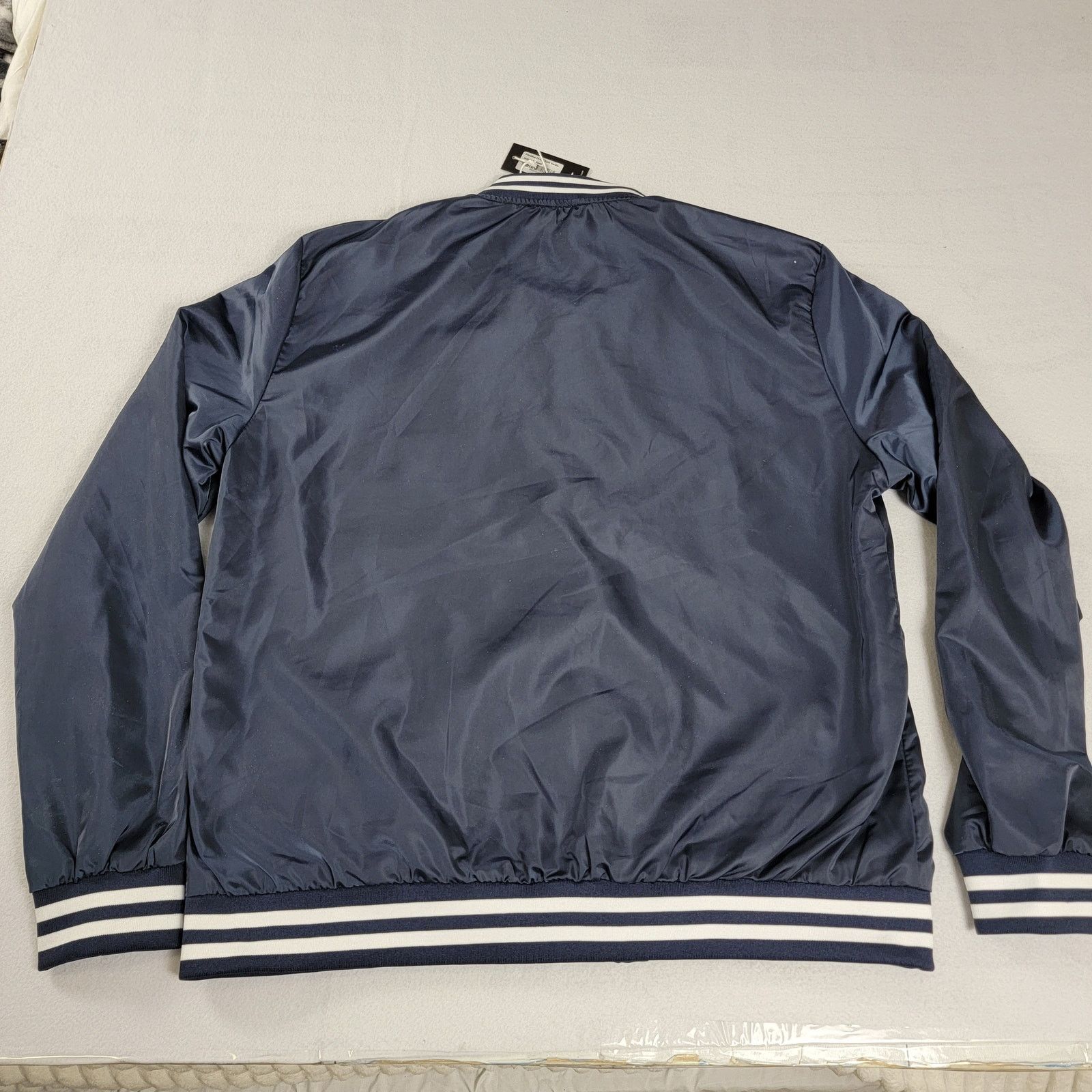 Primitive Primitive Clothing Dirty P Men Navy Satin Varsity Jacket Lg Size US L / EU 52-54 / 3 - 2 Thumbnail