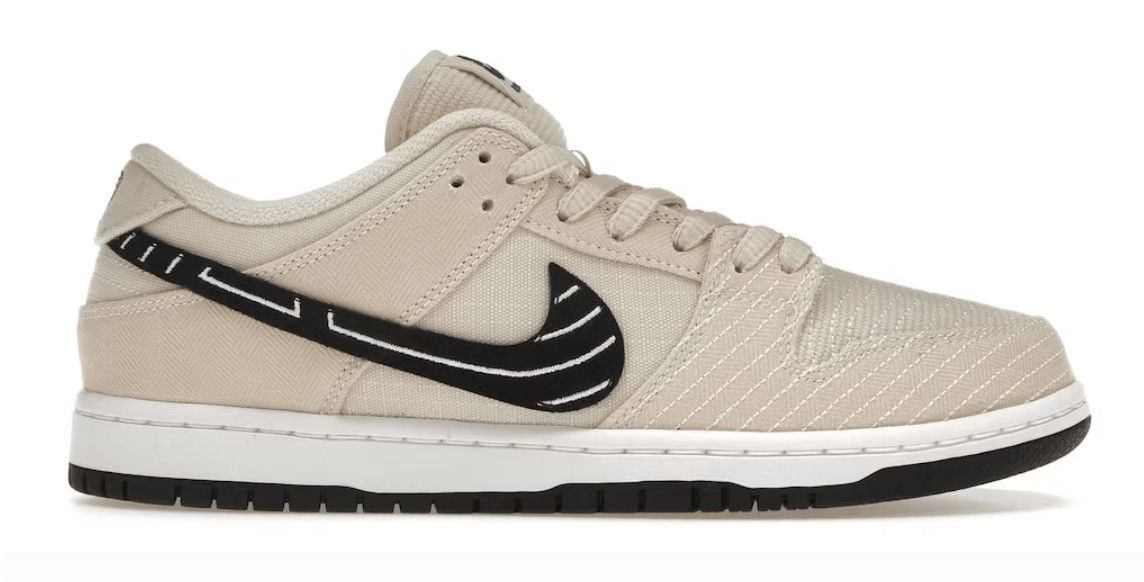 Nike SB Dunk Low Albino & Preto Size US 6.5 / EU 39-40 - 1 Thumbnail
