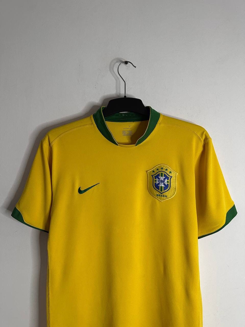 Nike Nike Brazil Home Soccer Jersey 2006–08 Yellow L Football Y2K Size US L / EU 52-54 / 3 - 2 Thumbnail