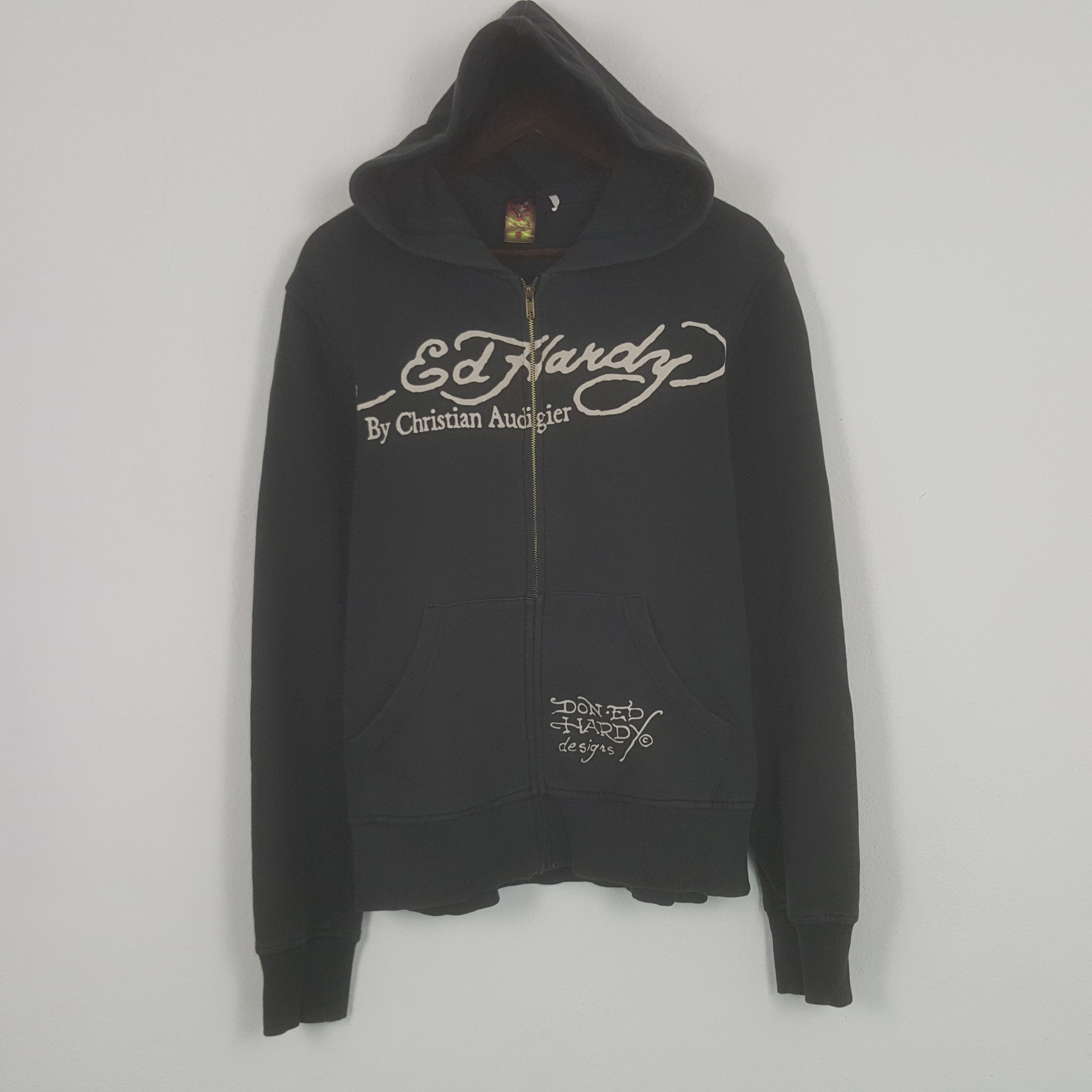 Christian Audigier × Ed Hardy × Vintage Vintage Ed Hardy by Christmas Audigier Zipper Hoodies Size US S / EU 44-46 / 1 - 3 Thumbnail