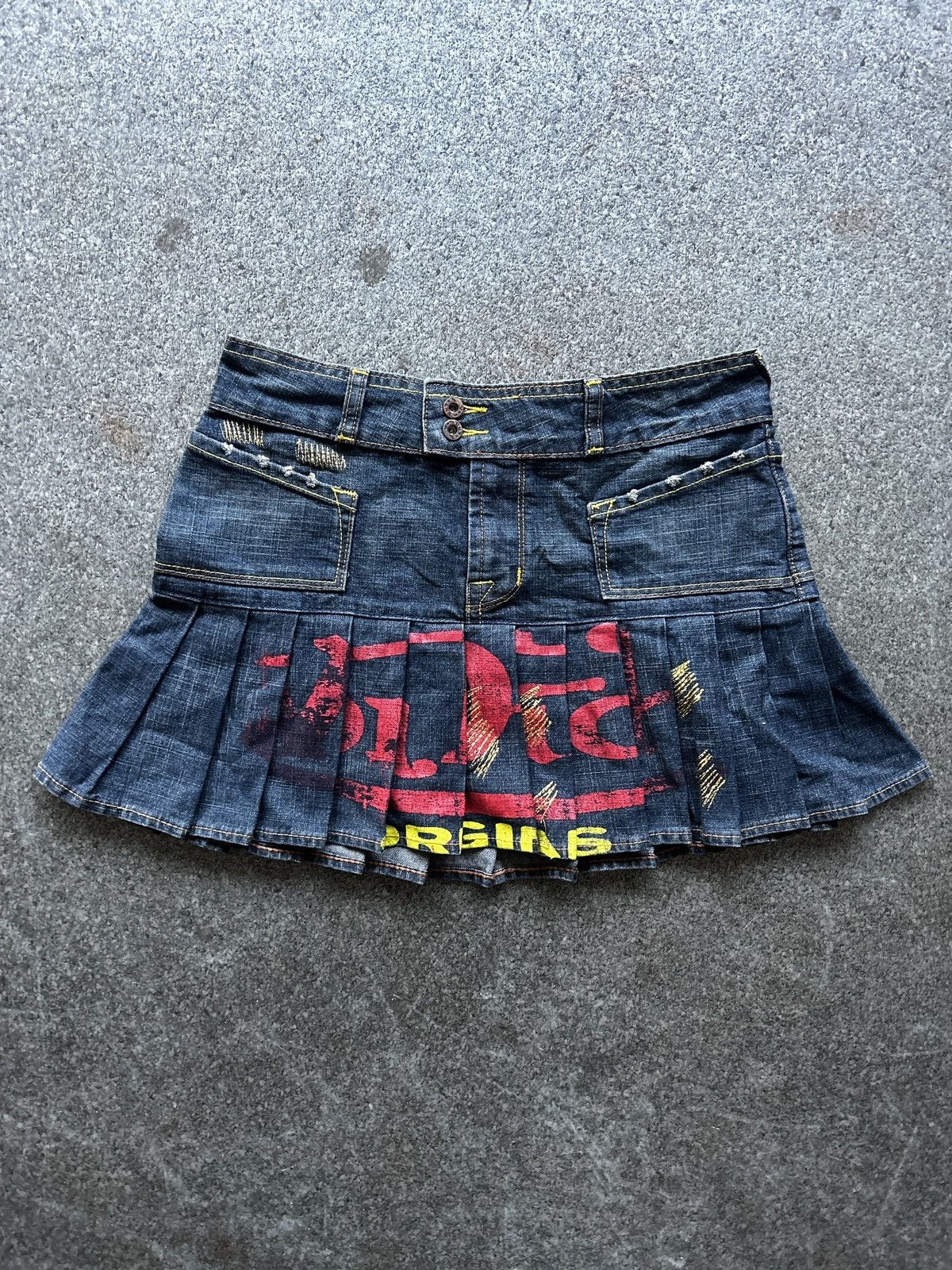 Vintage × Von Dutch Vintage Von Dutch Pleated Mini Skirt Size 28" / US 6 / IT 42 - 10 Thumbnail