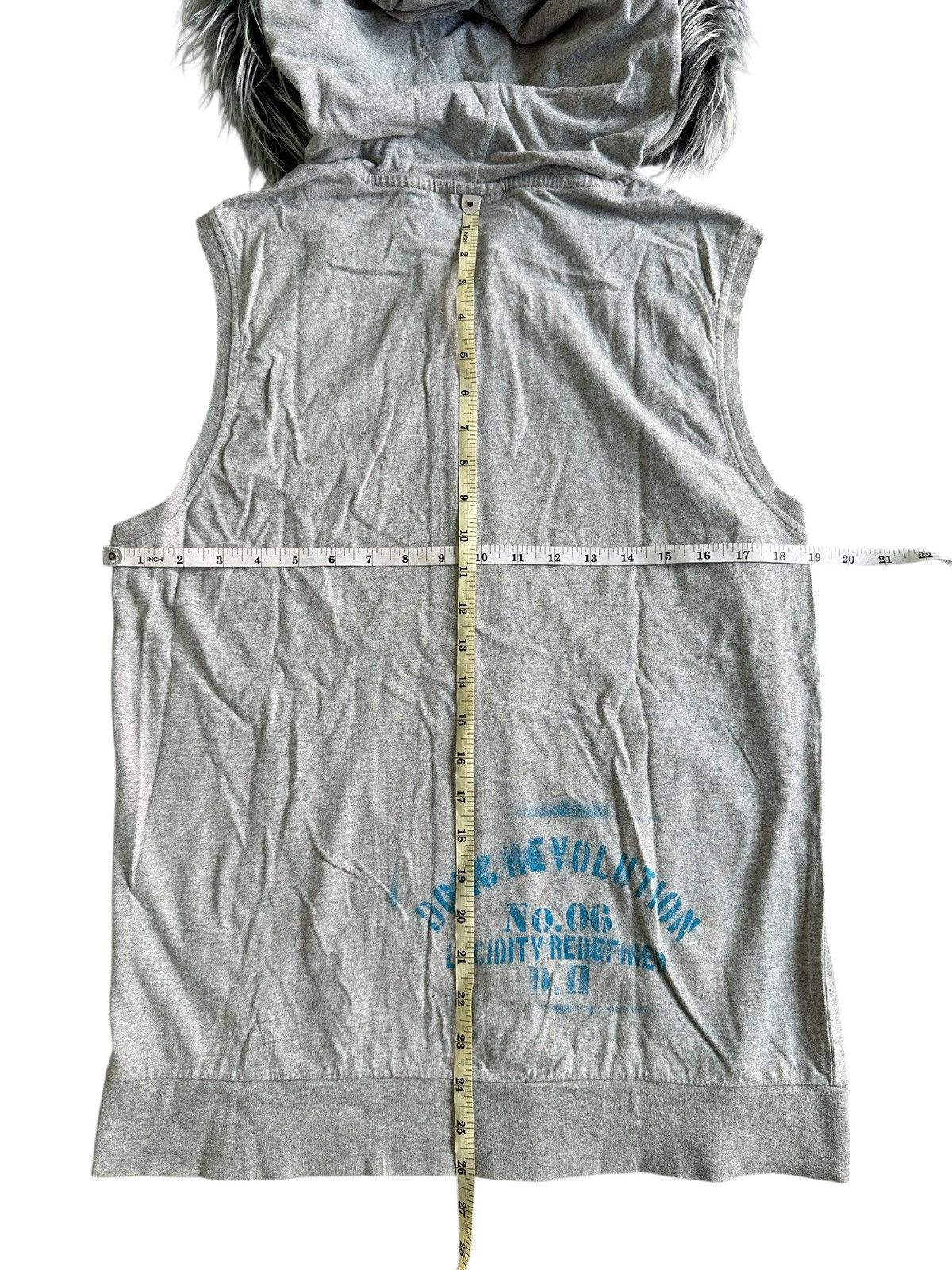 Le Grande Bleu (L.G.B.) DOHC REVOLUTION POEM FUR ZIP HOODIE TANKTOP Size US M / EU 48-50 / 2 - 7 Thumbnail