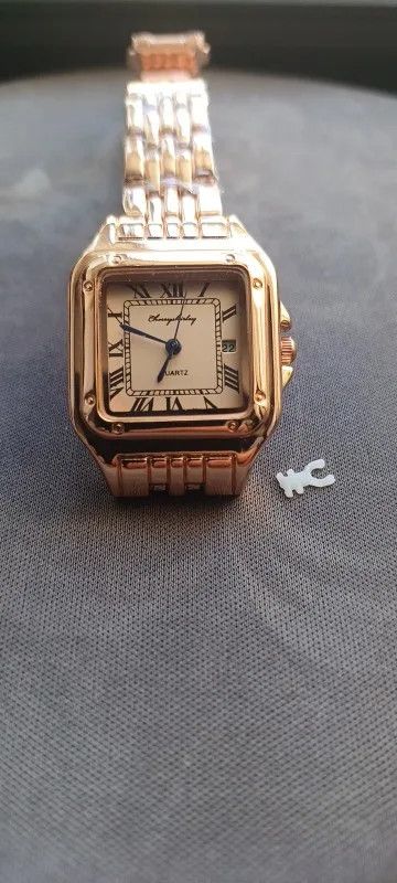 Other Vintage 90s vintage retro luxury style quartz Gold watch Size ONE SIZE - 4 Thumbnail