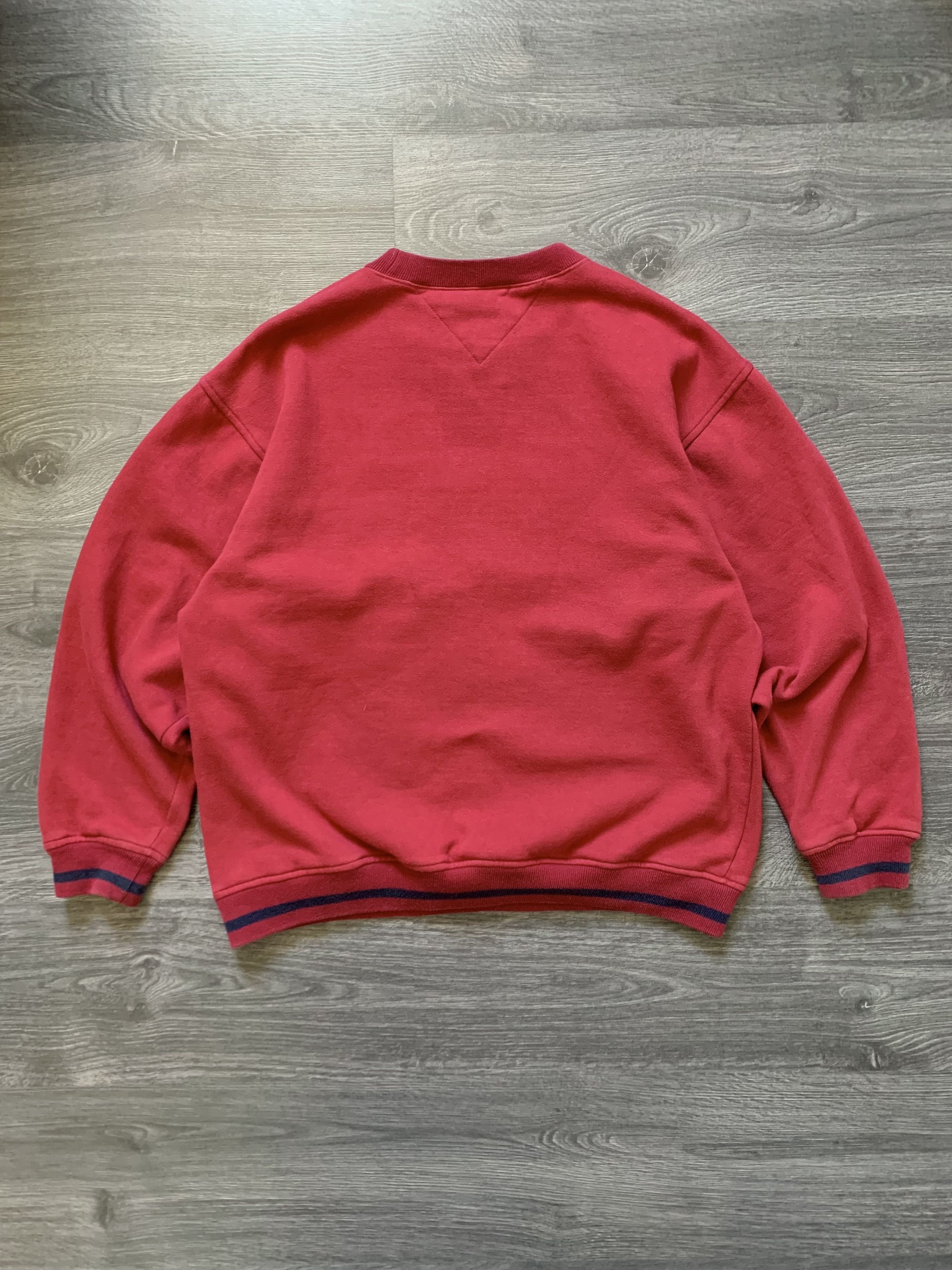 Tommy Hilfiger Crazy Vintage Y2K Tommy Hilfiger Oversized Sweatshirt Size US S / EU 44-46 / 1 - 2 Thumbnail