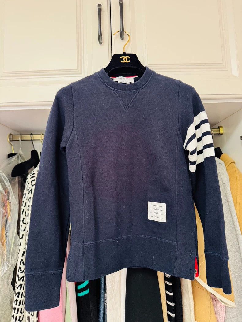 Thom Browne Thom Browne Blue hoodie Size US XS / EU 42 / 0 - 1 Thumbnail