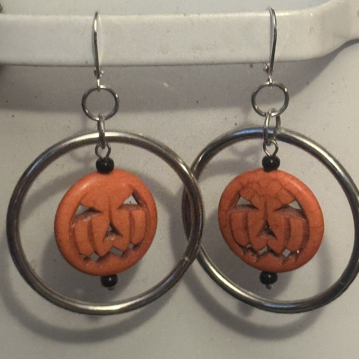 Other Halloween Jack o’ Lantern hoop earrings Size ONE SIZE - 6 Thumbnail