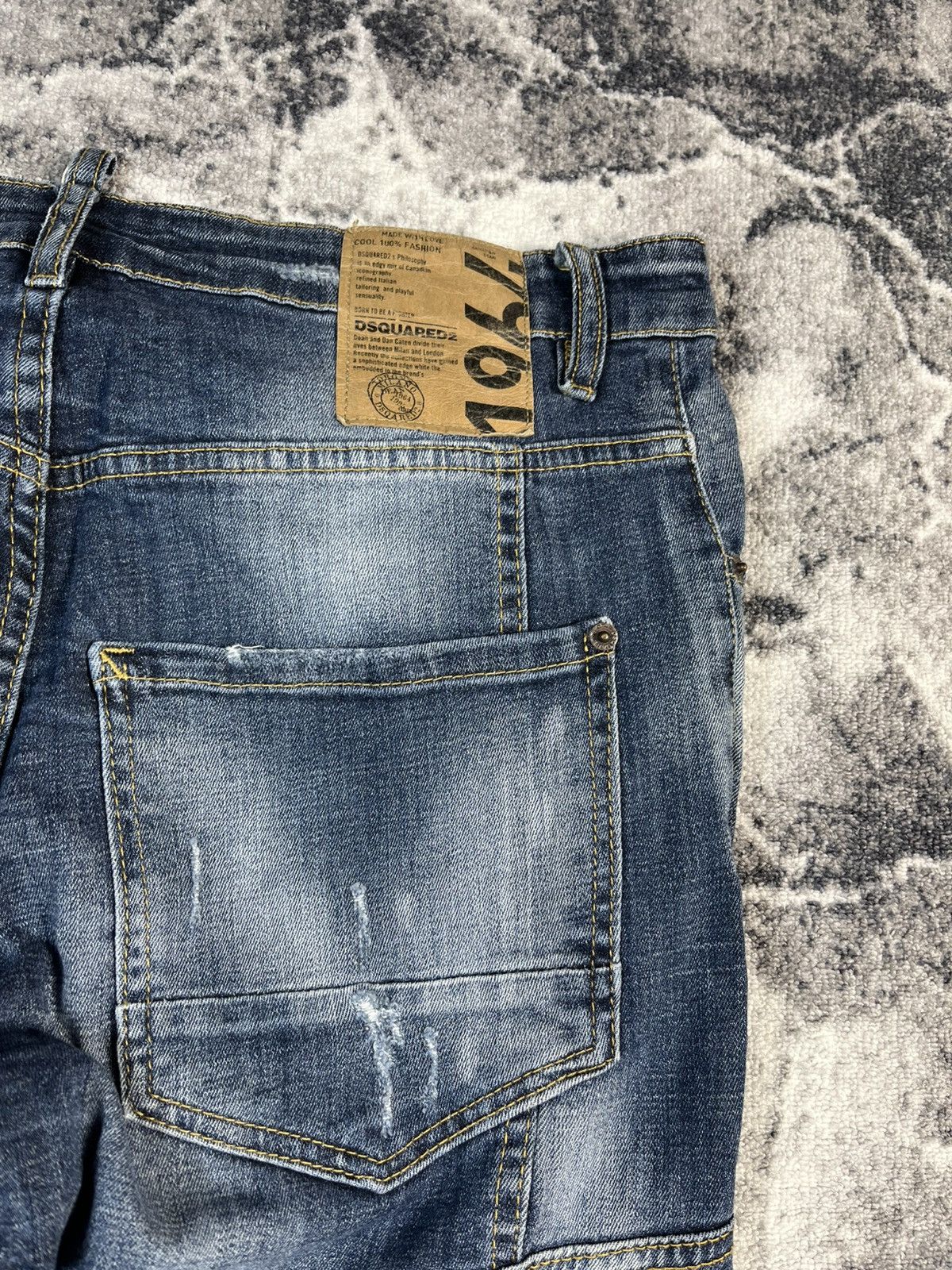 Dsquared2 Dsquared2 Tidy Biker Jeans Size 54 Fit 36 Size US 36 / EU 52 - 22 Thumbnail