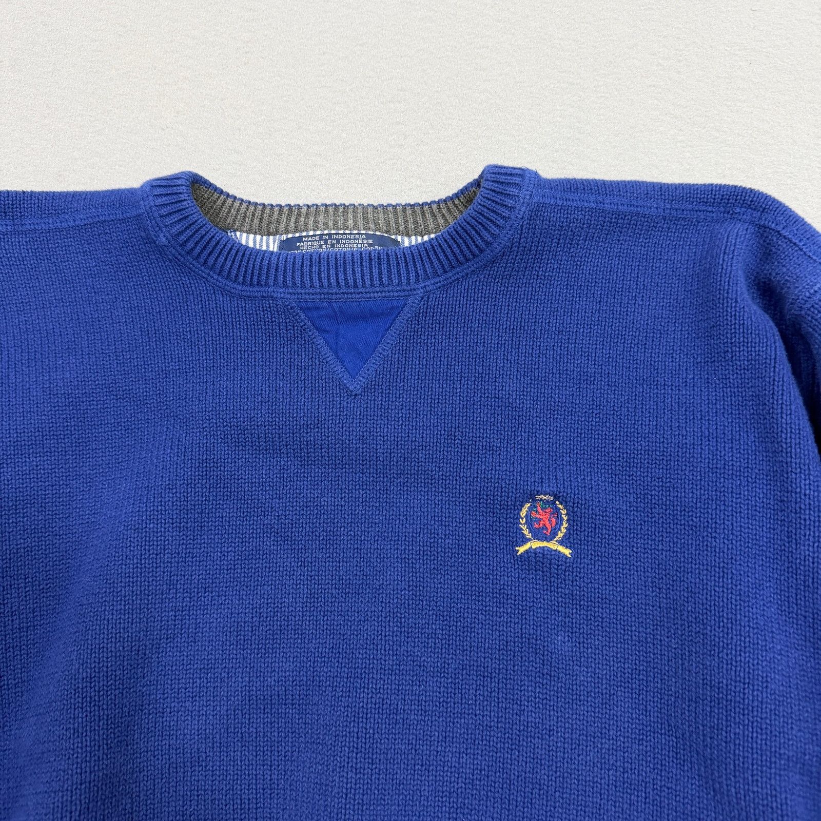 Tommy Hilfiger Vintage Tommy Hilfiger Sweater Men's Extra Large Solid 90s Size US XL / EU 56 / 4 - 3 Thumbnail