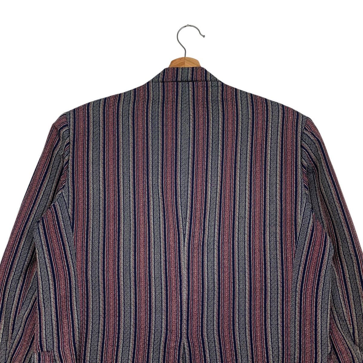 Vintage THREE JET Wool Striped Tailored Jacket Blazer #2879-C130 Size 42R - 18 Thumbnail