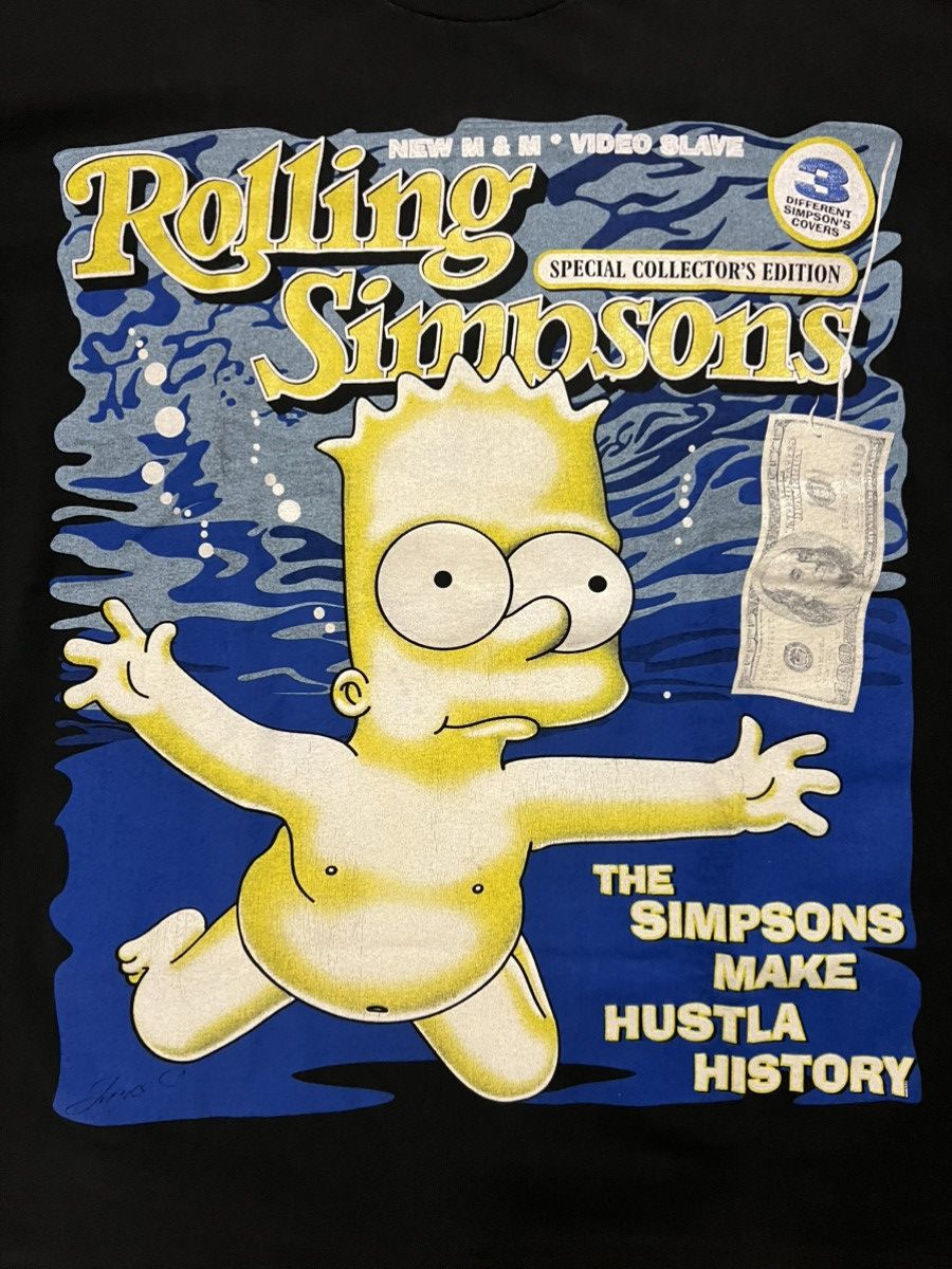 The Simpsons Vintage Nirvana nevermind album Size US XXL / EU 58 / 5 - 2 Thumbnail