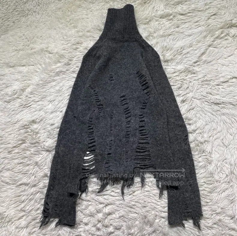 Junya Watanabe Junya Watanabe Distressed Wool Sweater Size S / US 4 / IT 40 - 2 Thumbnail