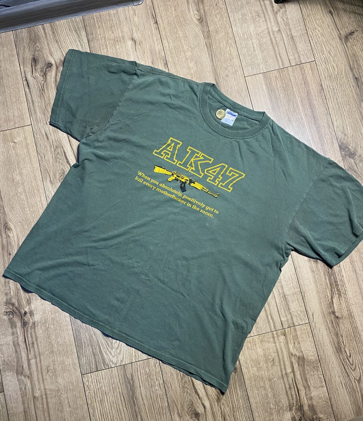 Vintage AK-47 Jackie Brown Graphic Tee T-Shirt Sz-Xl