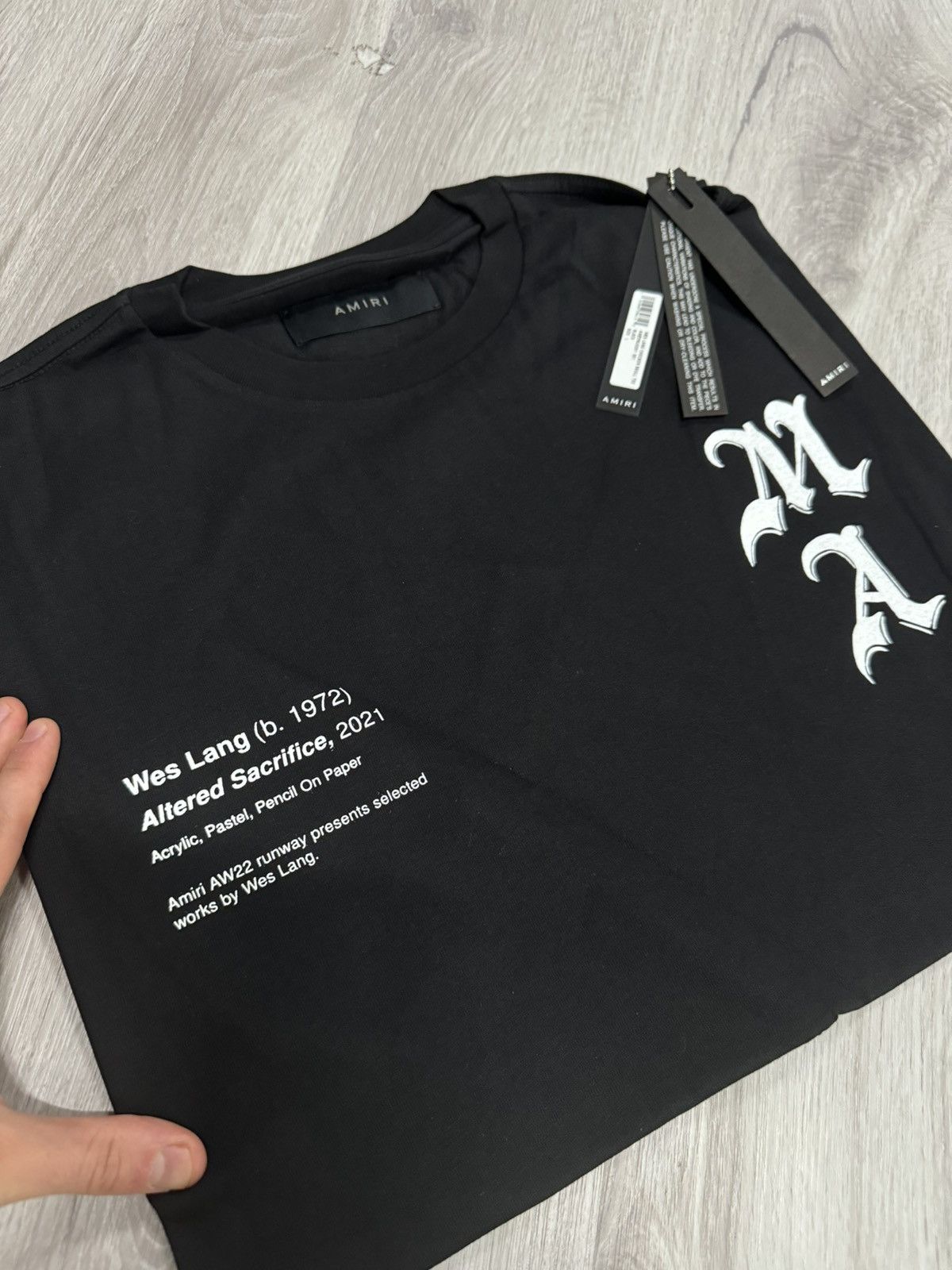 Amiri × Wes Lang Amiri Checker Skull Tee Size US L / EU 52-54 / 3 - 5 Thumbnail