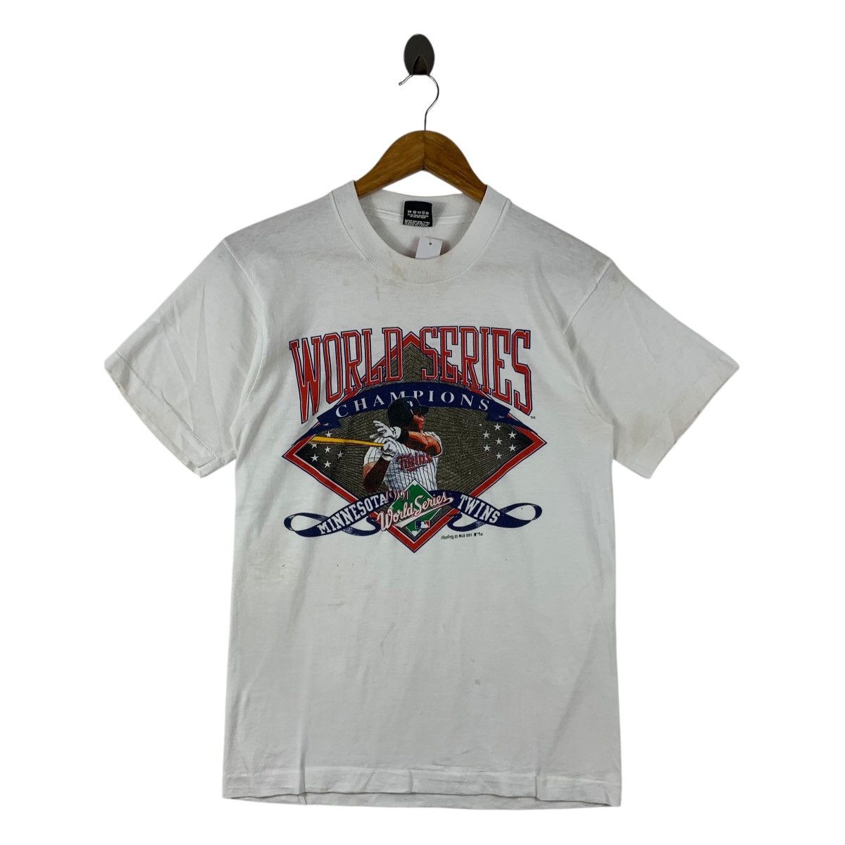 MLB × Vintage Vintage MLB MINNESOTA TWINS World Series Champions tee Size US M / EU 48-50 / 2 - 1 Thumbnail