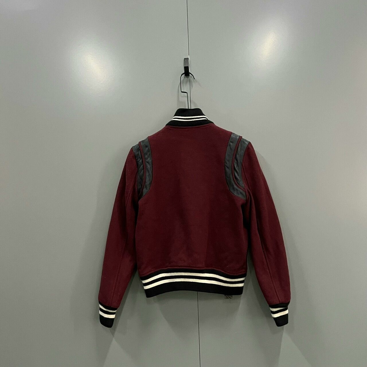 Saint Laurent Paris Saint Laurent Burdy Patchwork Baseball Jacket Size US XXS / EU 40 - 2 Thumbnail